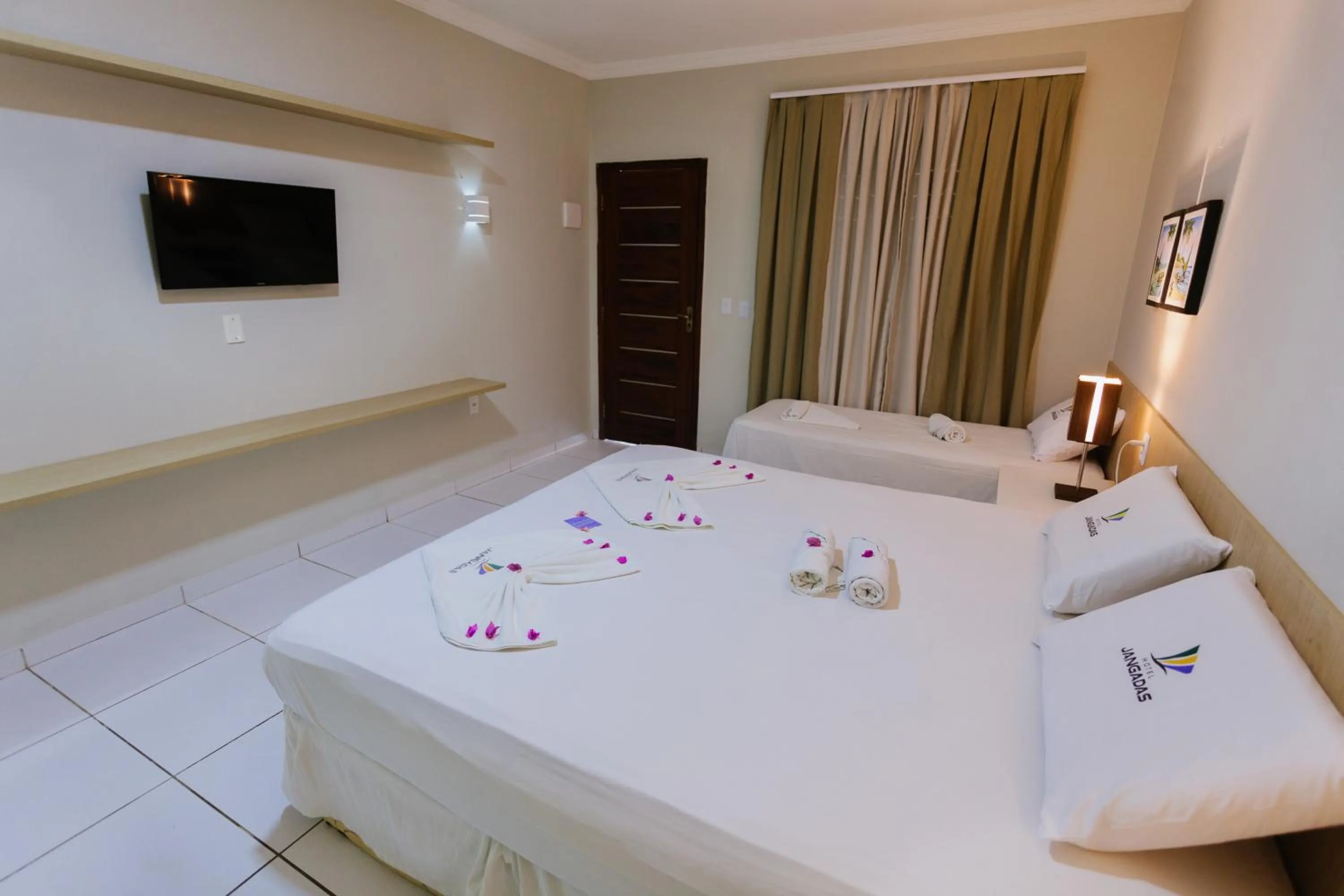 Bedroom, Bed in Hotel Jangadas