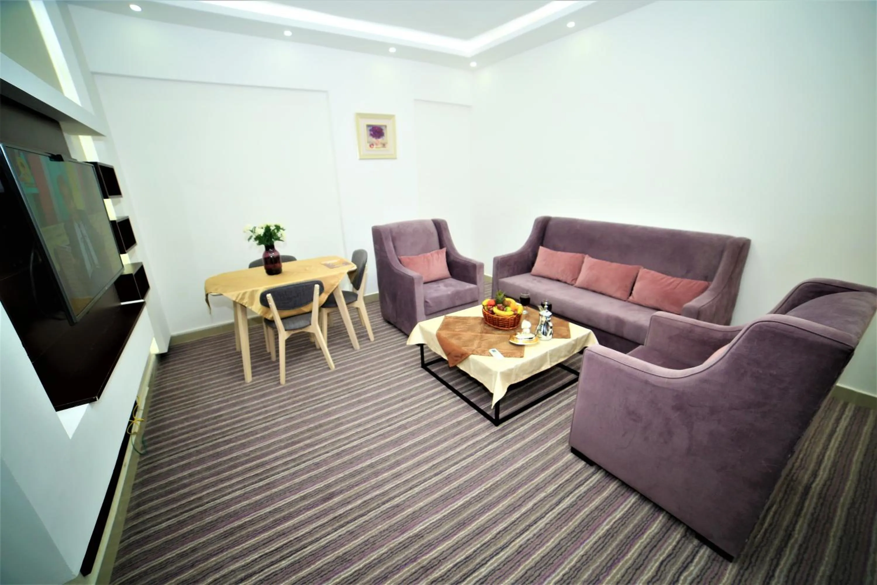 Living room in Al Dyafa Hotel Suites