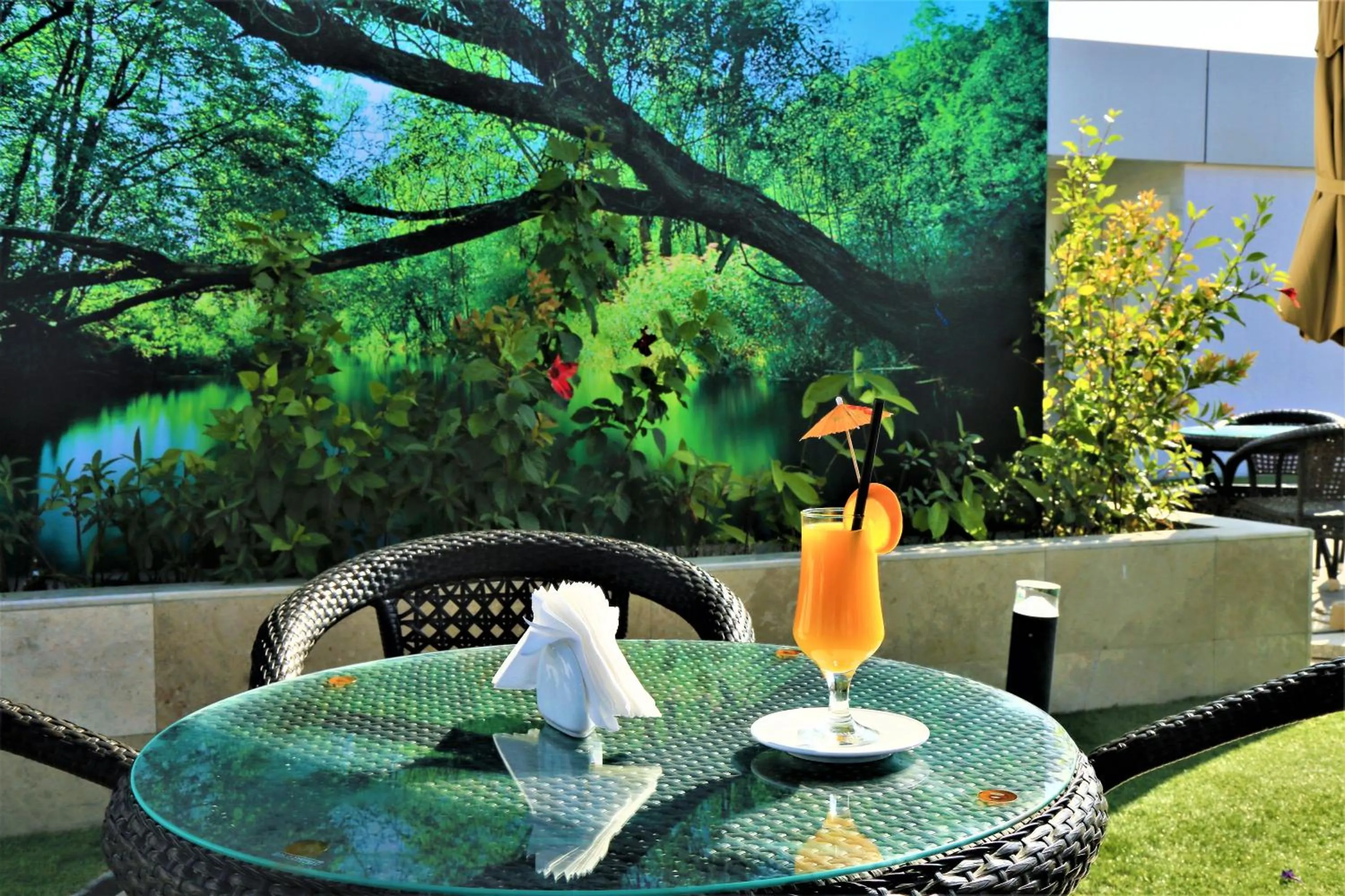 BBQ facilities in Al Dyafa Hotel Suites