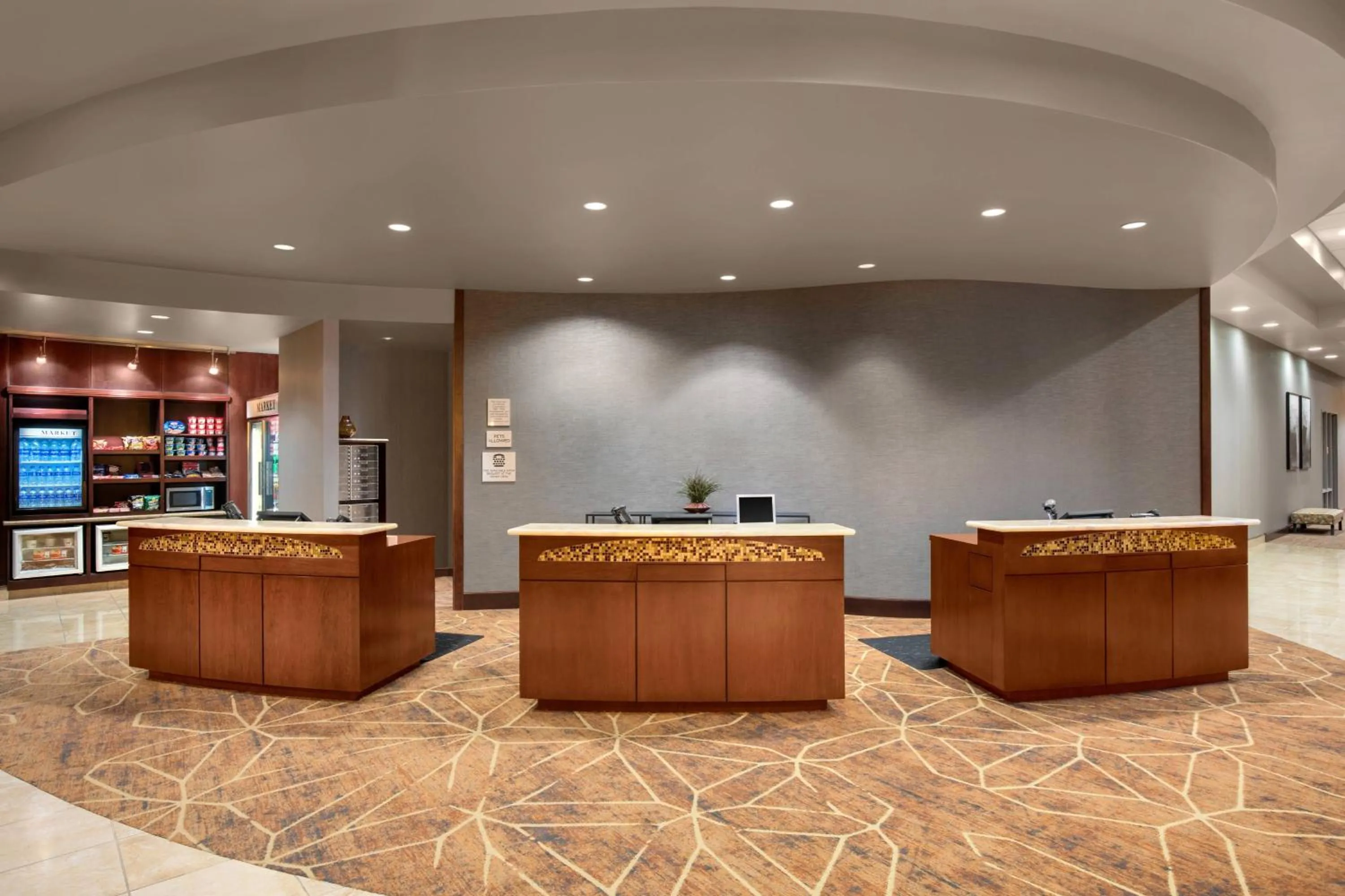 Lobby or reception in Courtyard by Marriott Dallas Allen at Allen Event Center