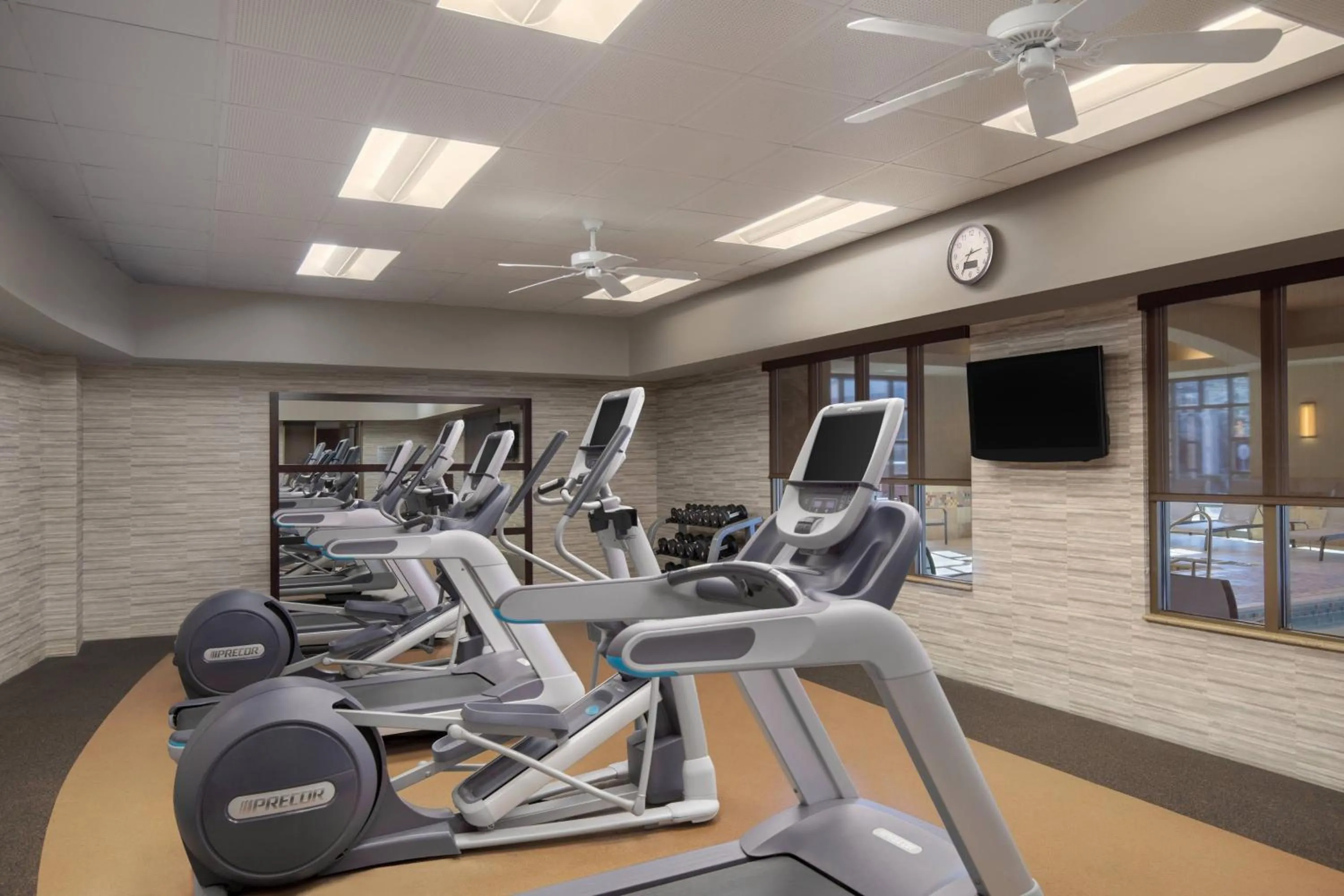 Fitness centre/facilities in Courtyard by Marriott Dallas Allen at Allen Event Center