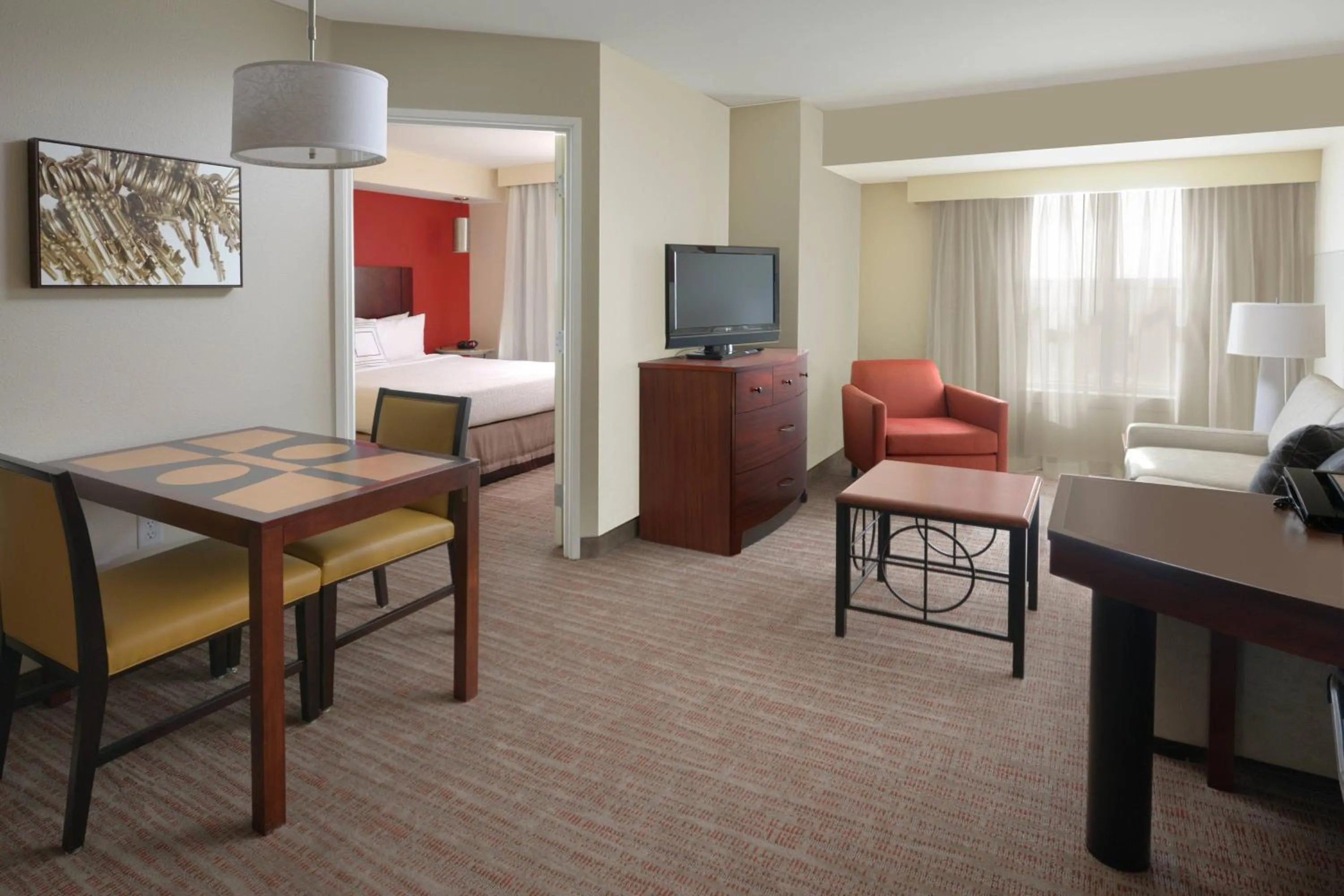 Bedroom, Bed in Residence Inn by Marriott Dallas Plano The Colony