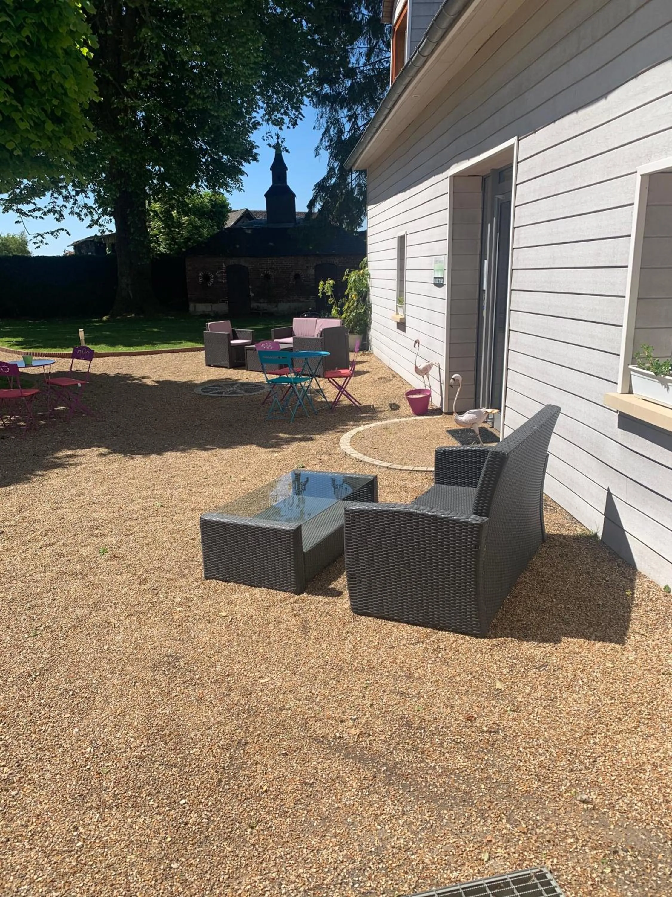 Garden in Le petit manoir