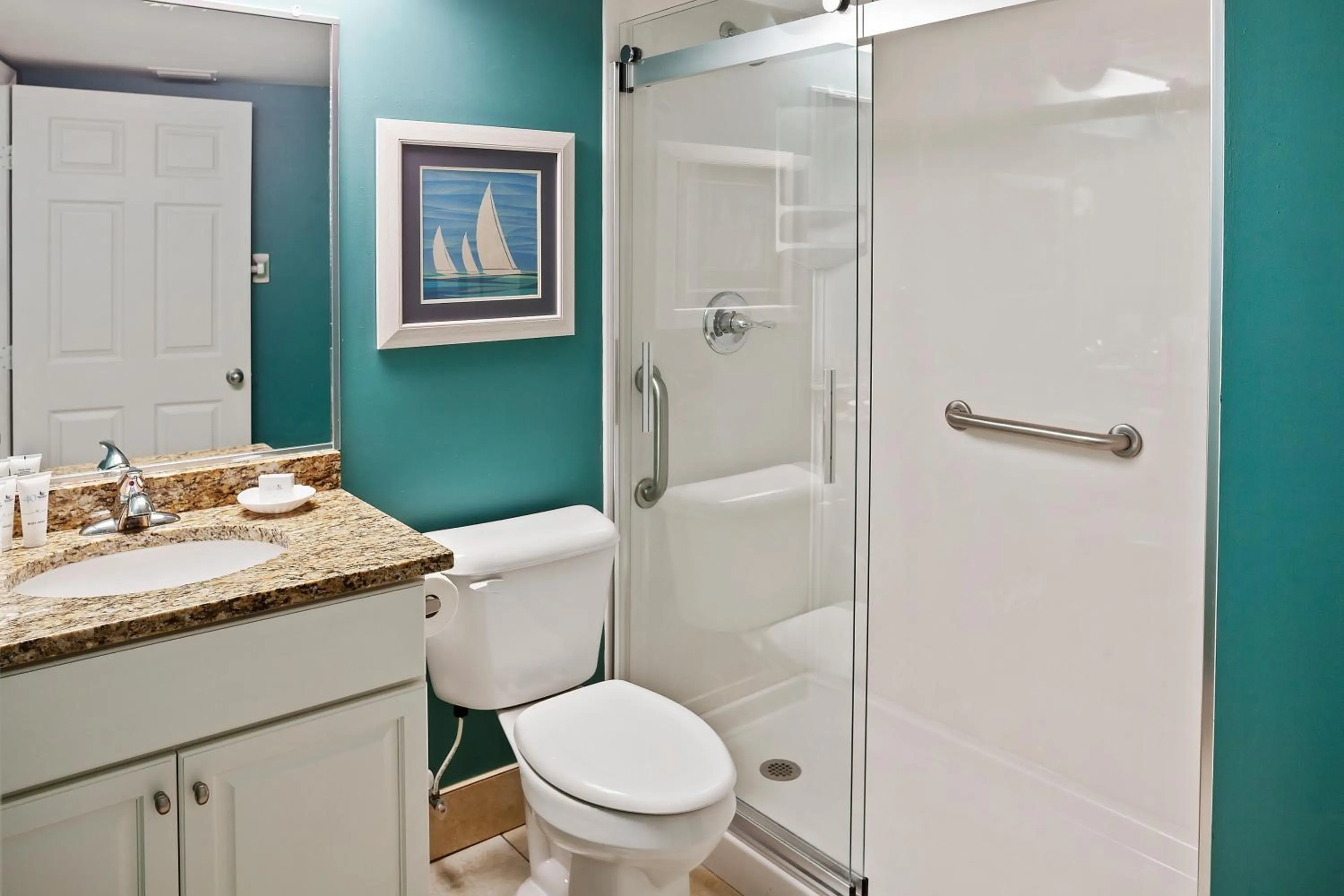 Shower in Royal Floridian Resort by Spinnaker