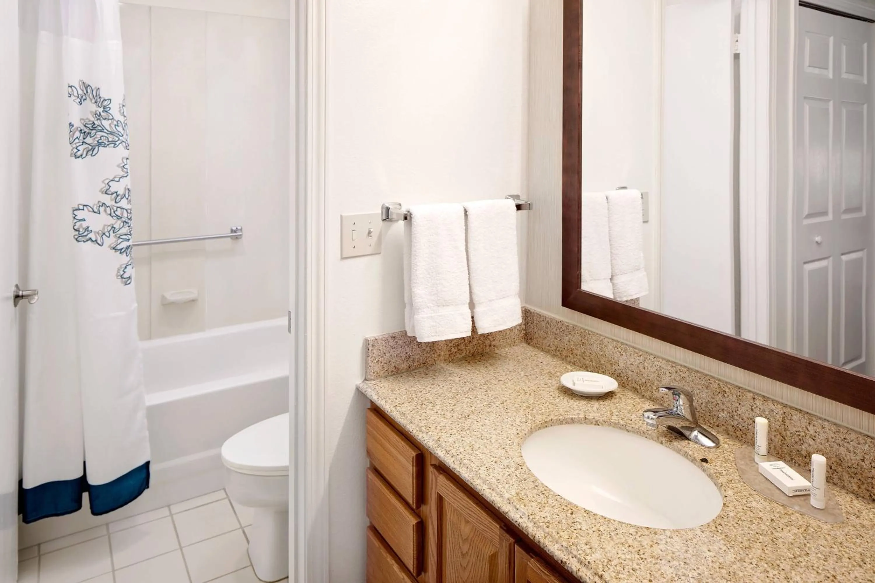 Bathroom in Residence Inn Detroit Troy/Madison Heights