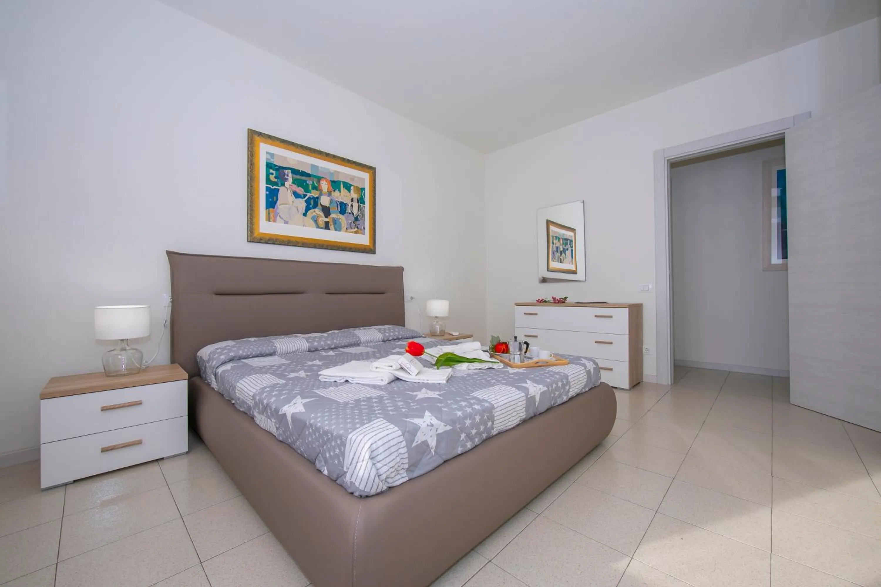 Bedroom, Bed in Casa dei Quadri - Happy Rentals