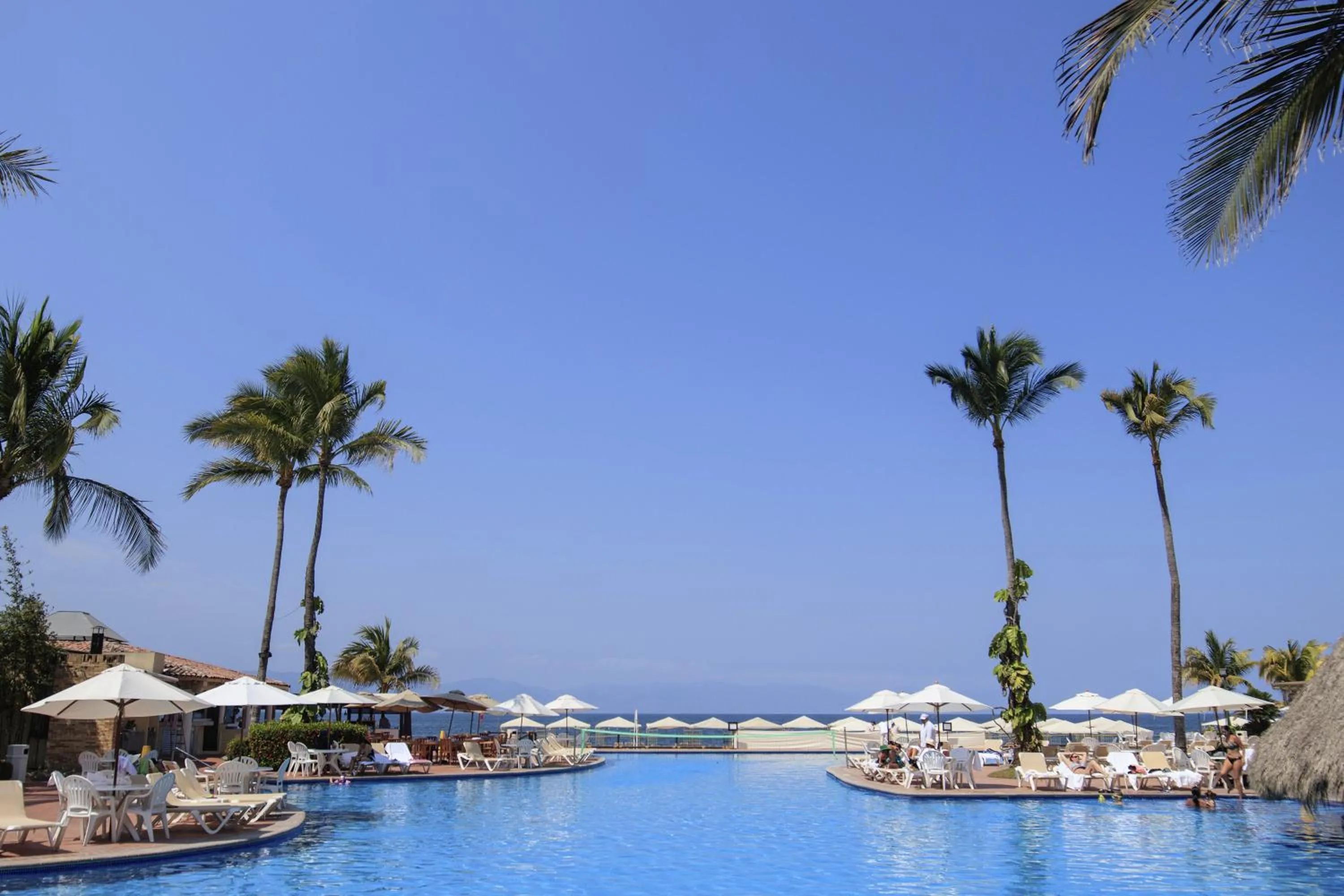 Swimming pool in Velas Vallarta Suite Resort All-Inclusive