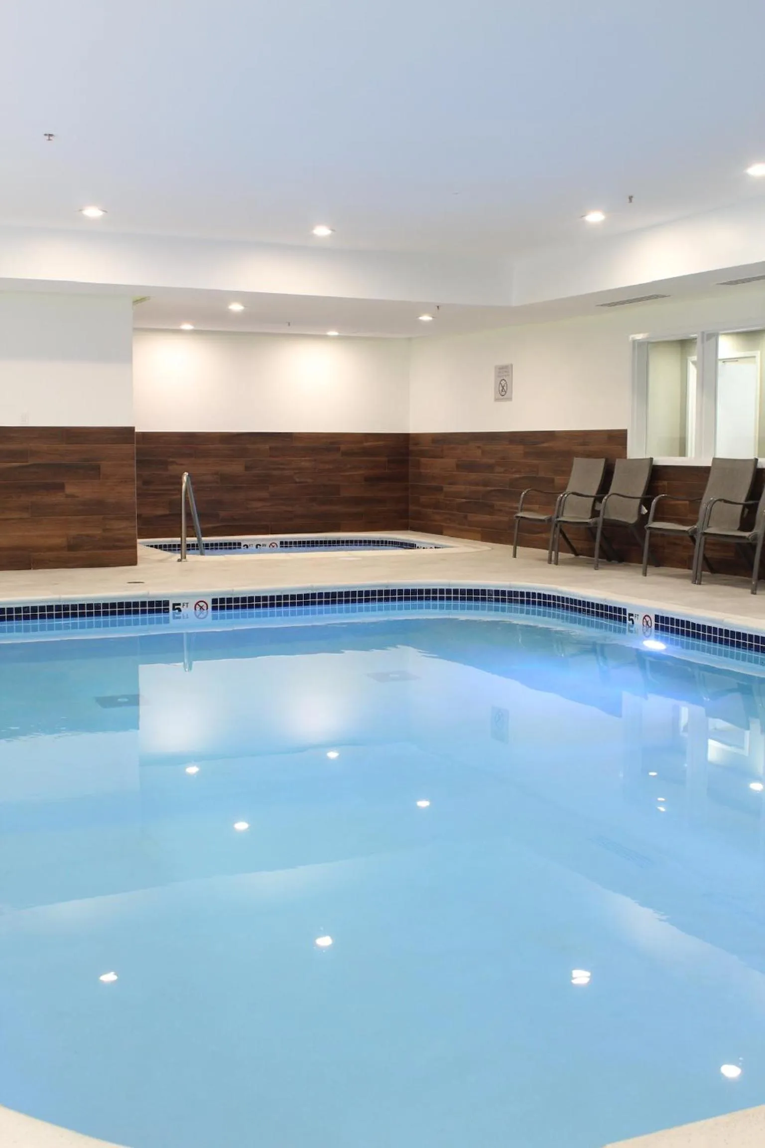 Pool view in Fairfield Inn & Suites Detroit Farmington Hills