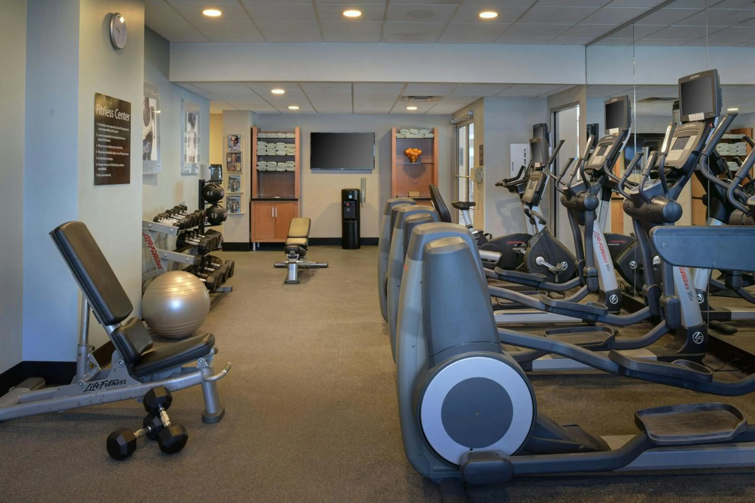 Fitness centre/facilities in Detroit Marriott Southfield