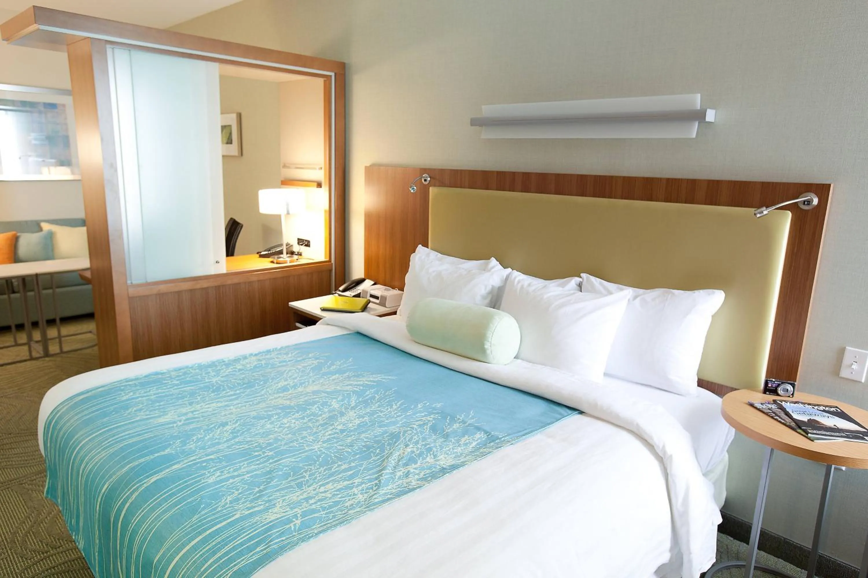 Photo of the whole room, Bed in SpringHill Suites Wenatchee