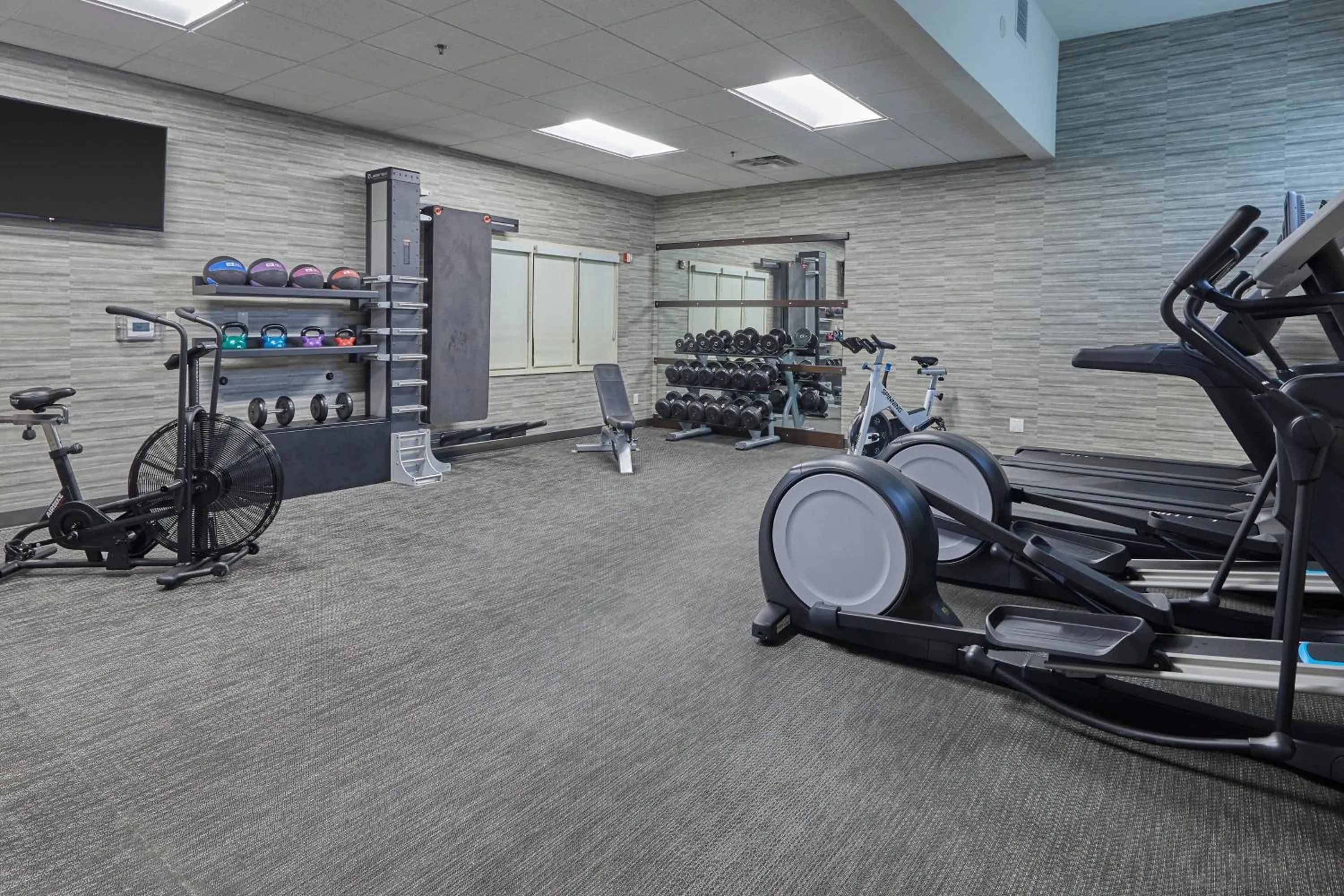 Fitness centre/facilities in Courtyard by Marriott Eugene Springfield