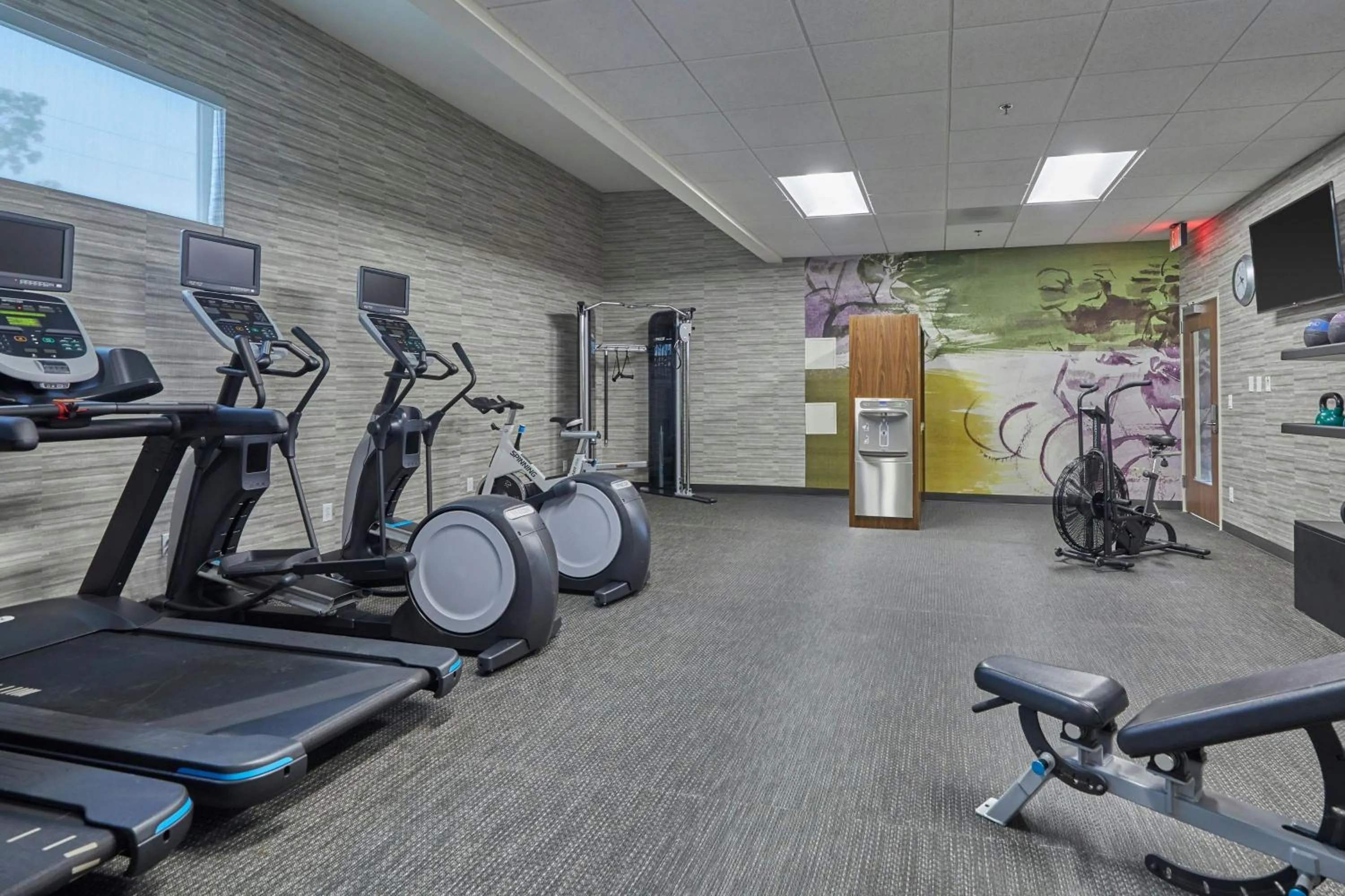 Fitness centre/facilities in Courtyard by Marriott Eugene Springfield
