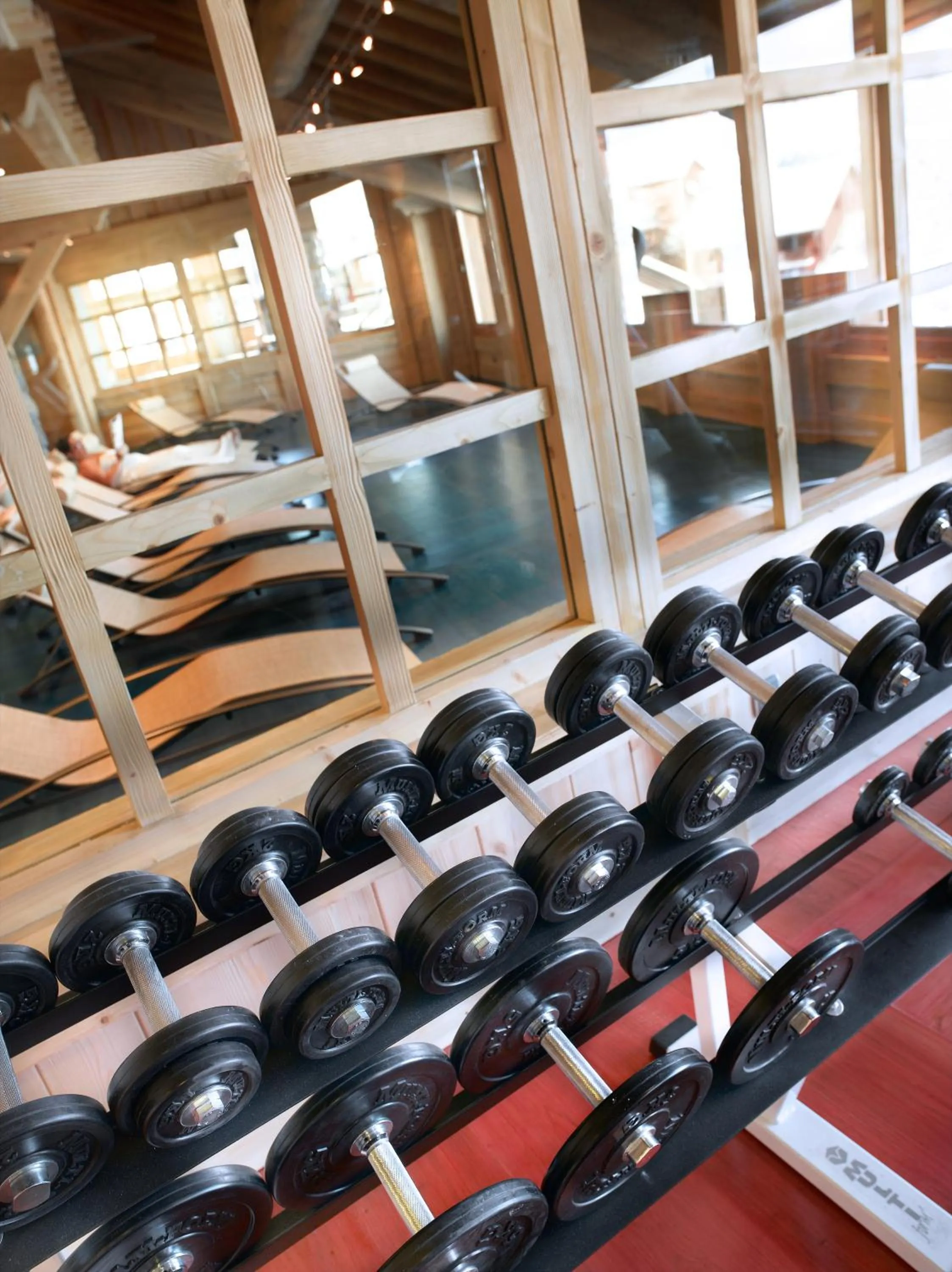 Fitness centre/facilities in CGH Résidences & Spas Orée Des Cimes