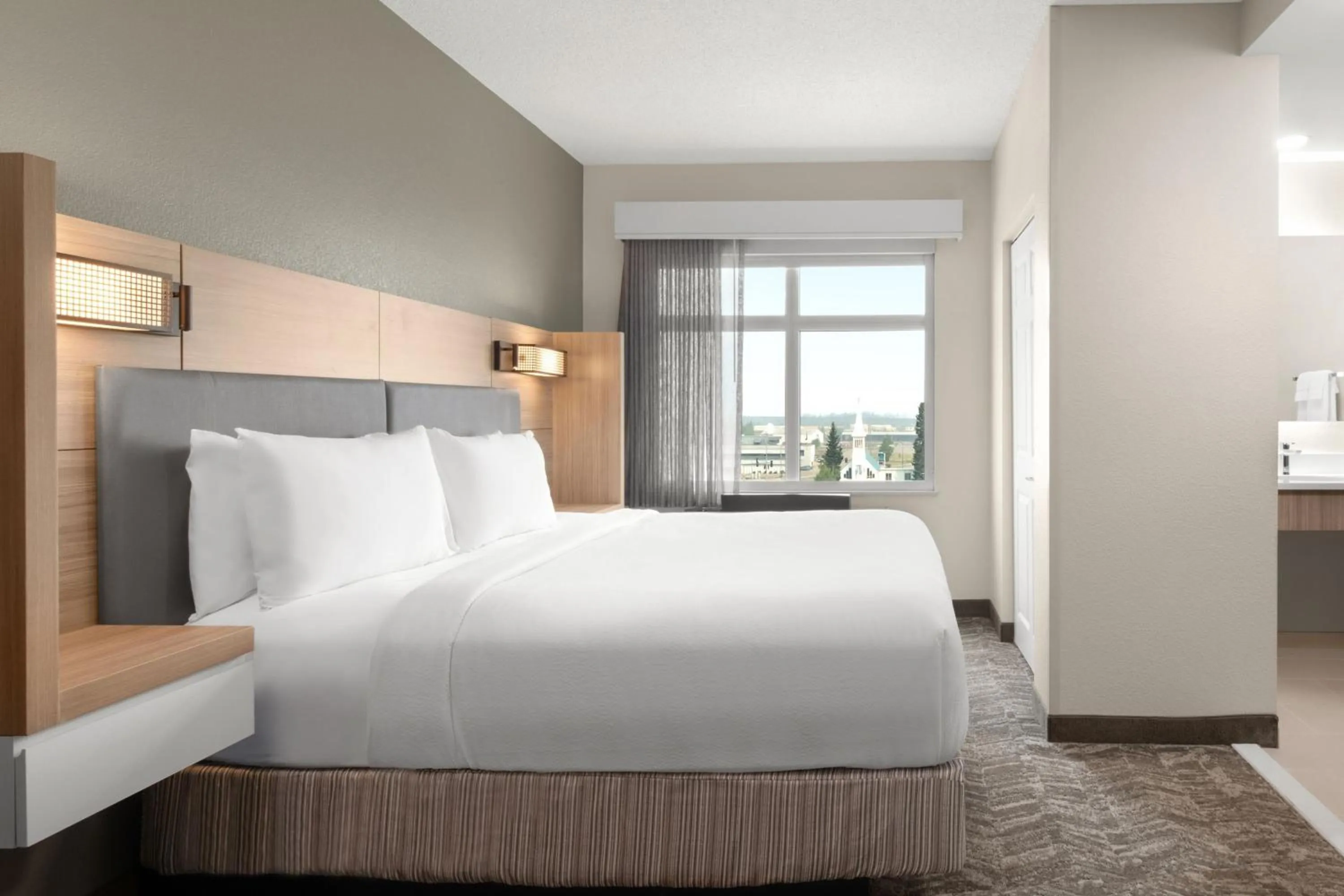 Photo of the whole room, Bed in SpringHill Suites by Marriott Fairbanks