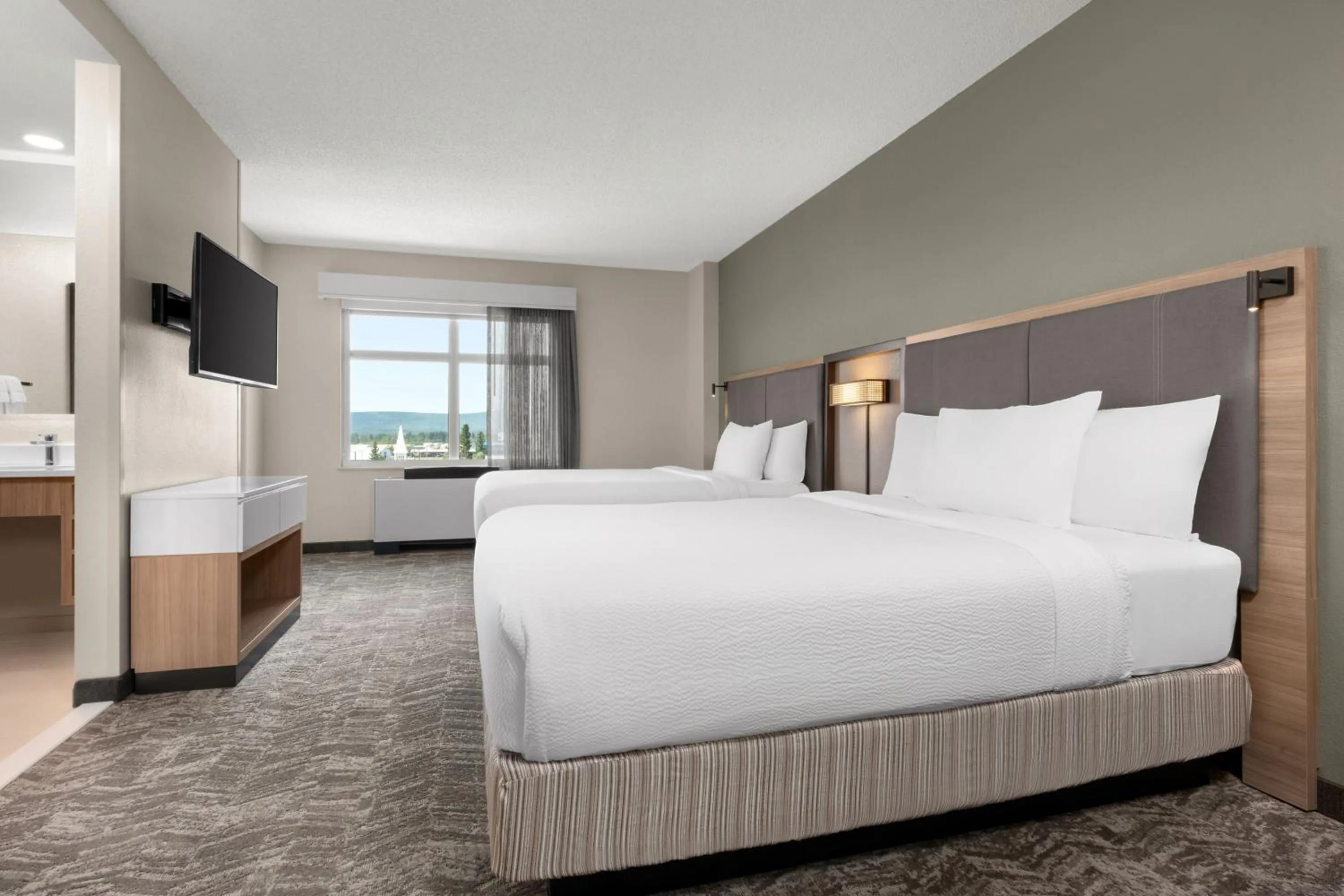 Photo of the whole room, Bed in SpringHill Suites by Marriott Fairbanks