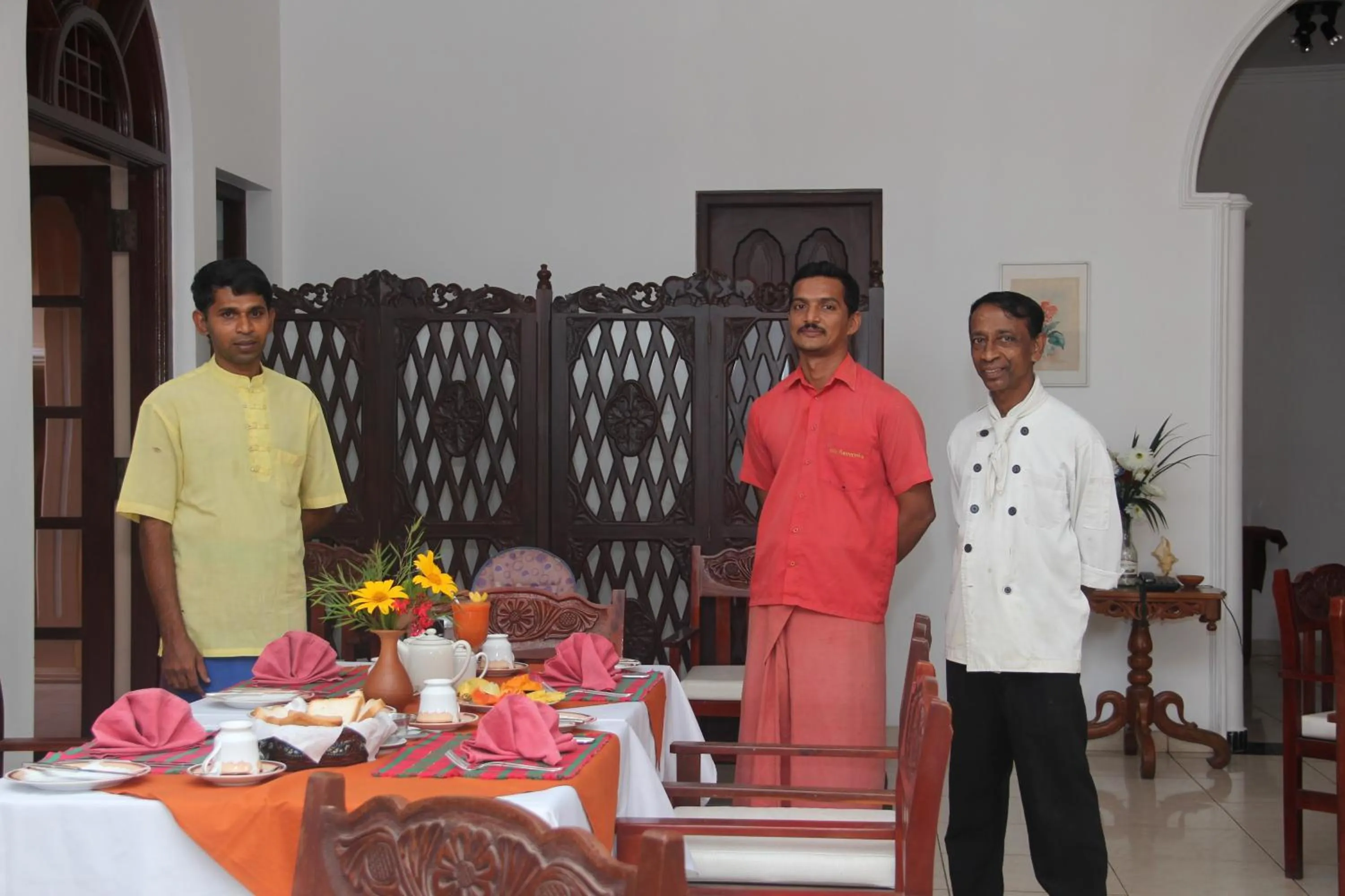 Staff in Villa Ranmenika