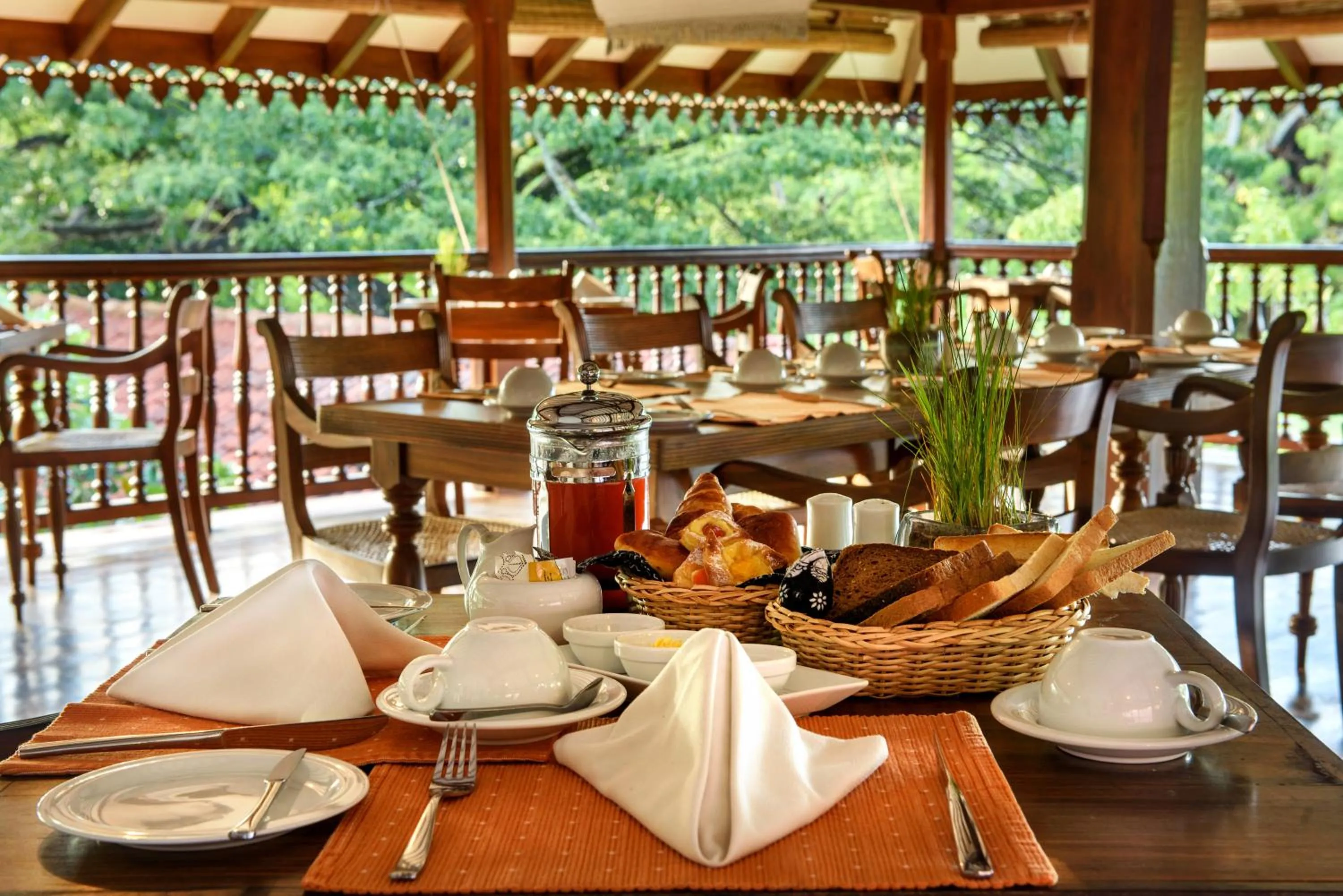 Continental breakfast in Uga Ulagalla - Anuradhapura