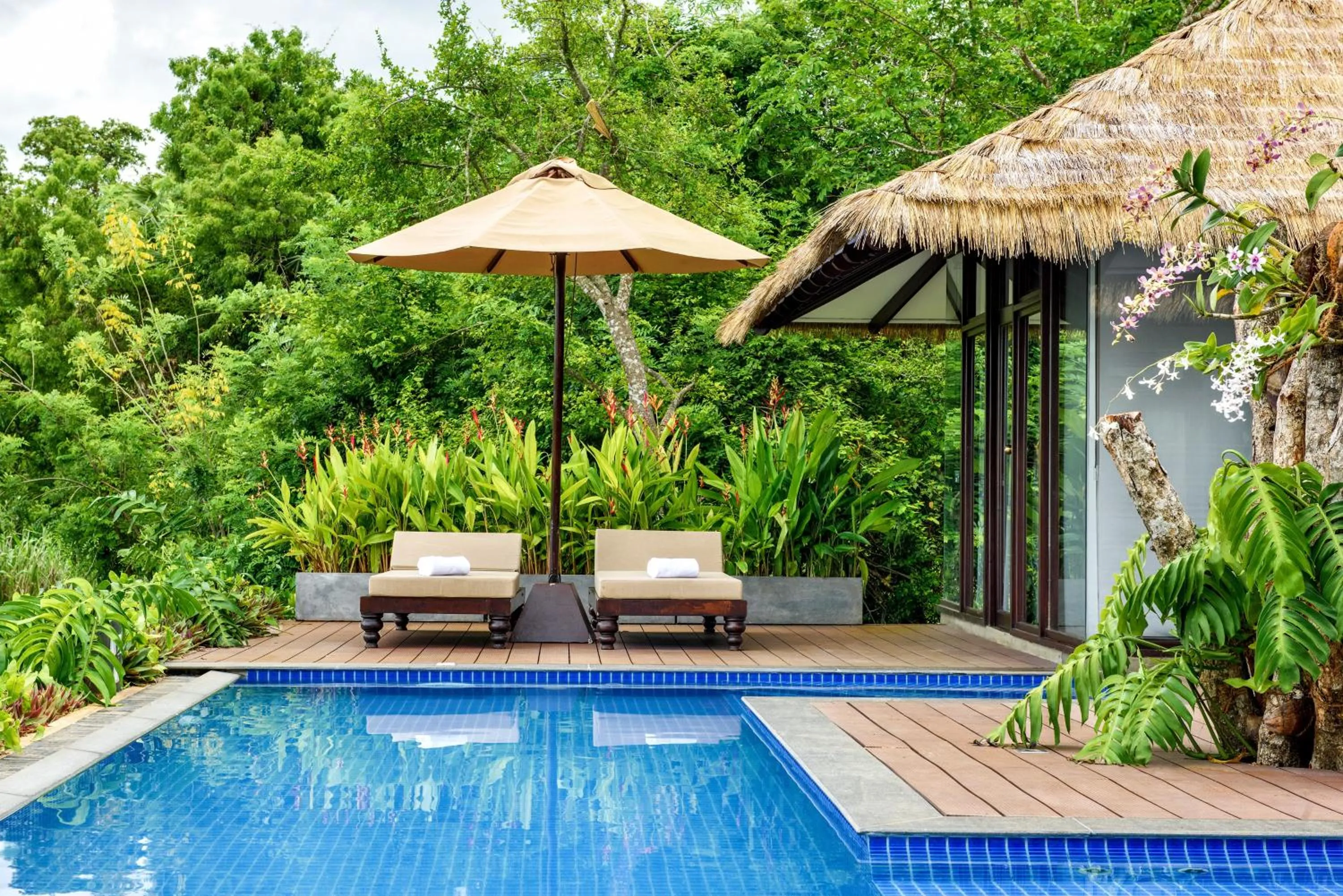 Swimming pool in Uga Ulagalla - Anuradhapura