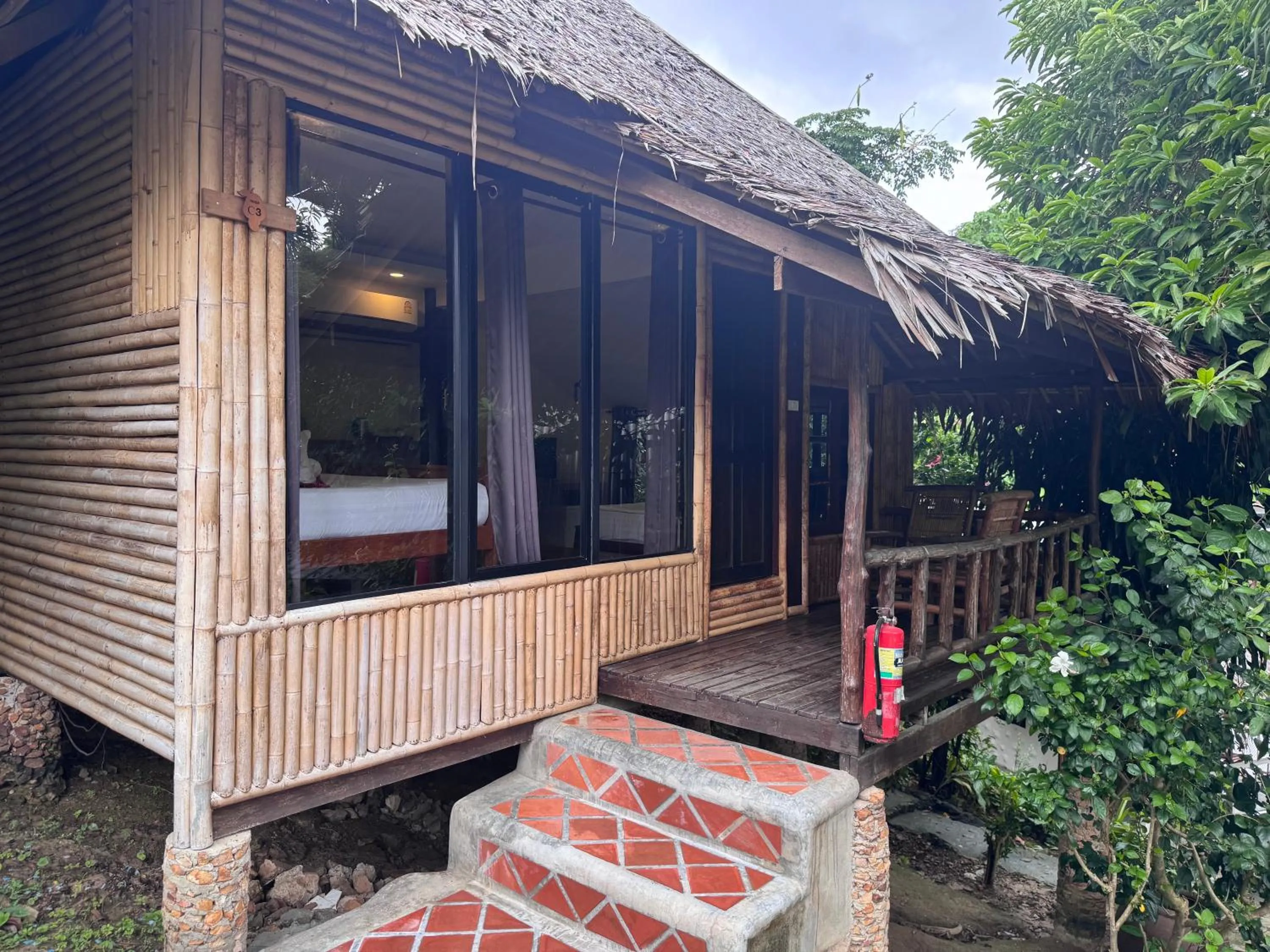 Garden view in Chunut House Resort