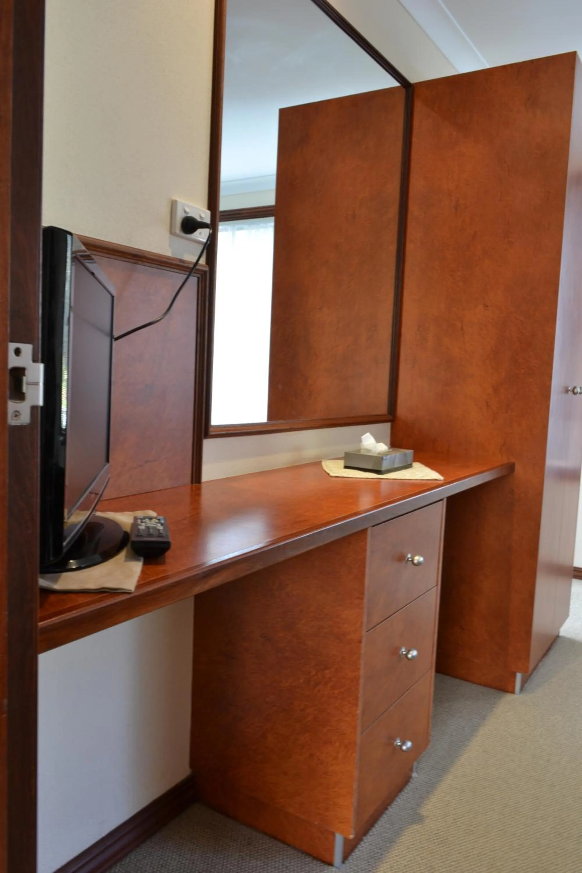 TV and multimedia in Dolphin Lodge Albany - Self Contained Apartments at Middleton Beach