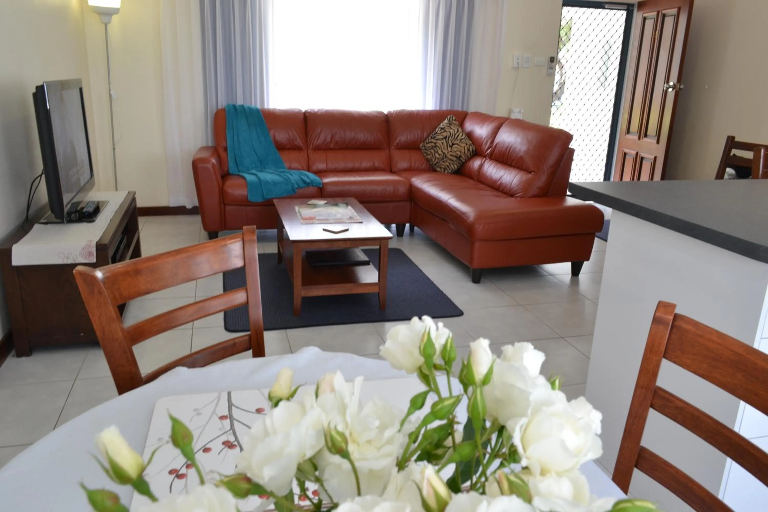 Living room in Dolphin Lodge Albany - Self Contained Apartments at Middleton Beach