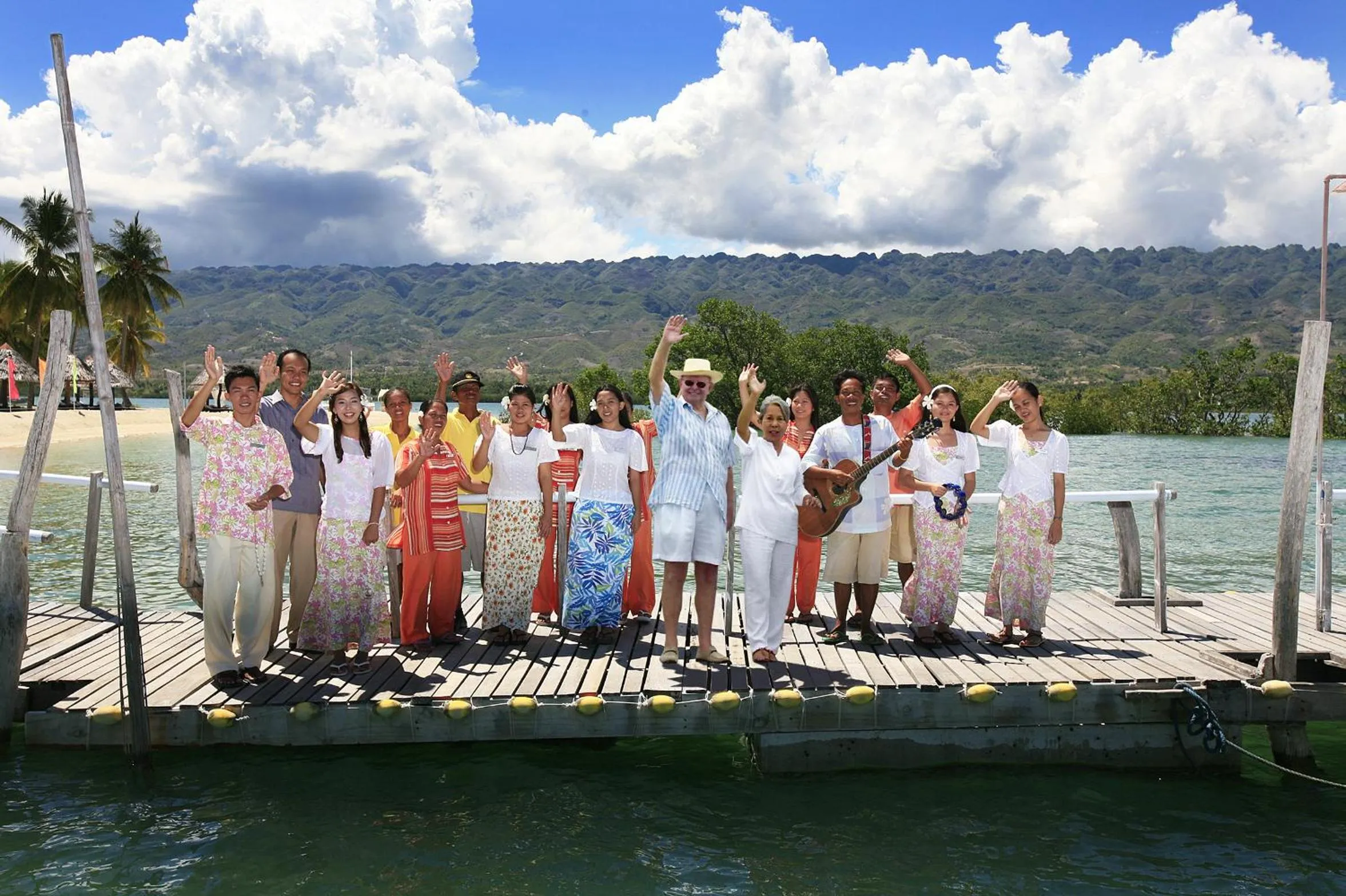 On site in Badian Island Wellness Resort