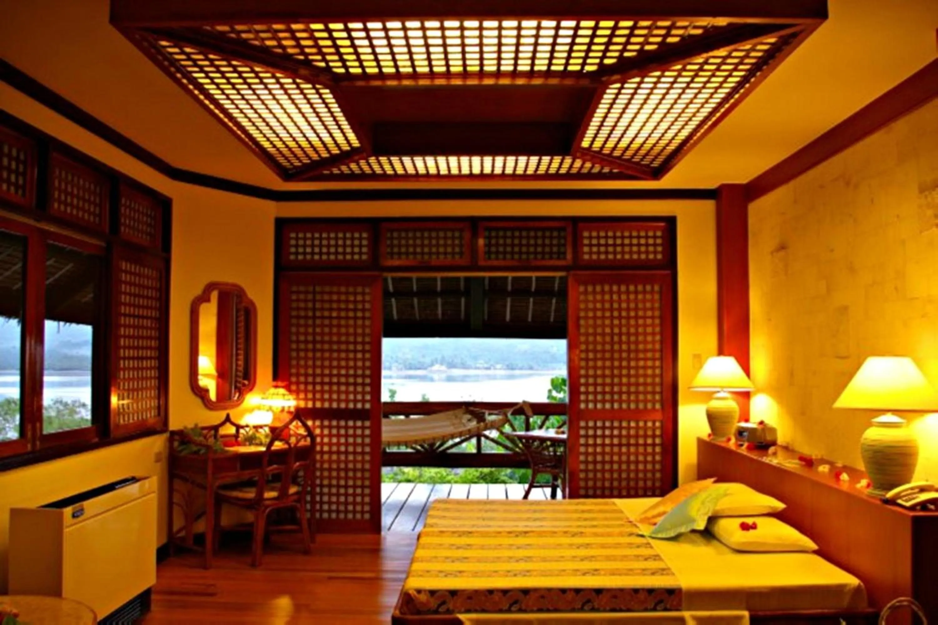 Photo of the whole room, Bed in Badian Island Wellness Resort