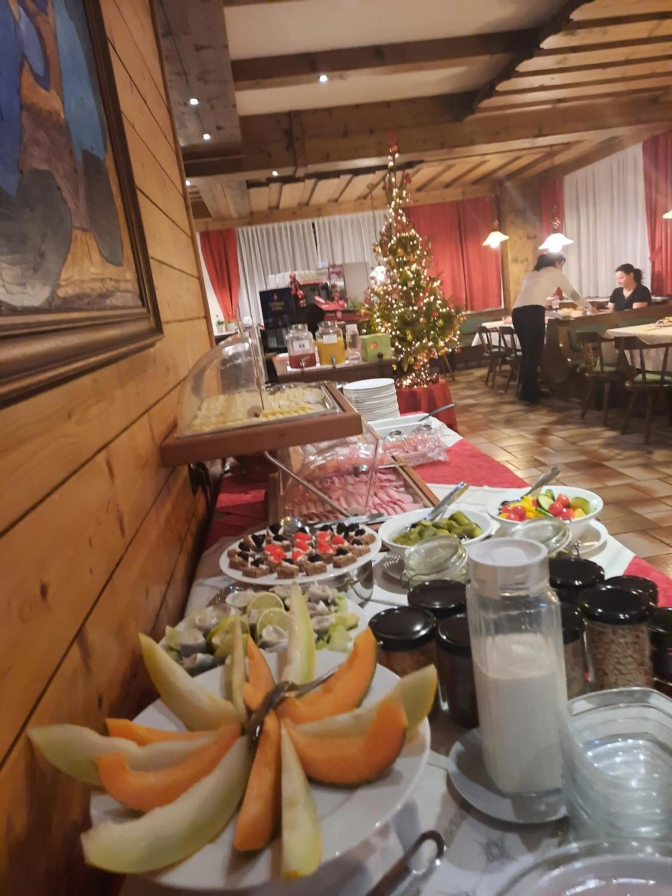 Buffet breakfast in Hotel Bella