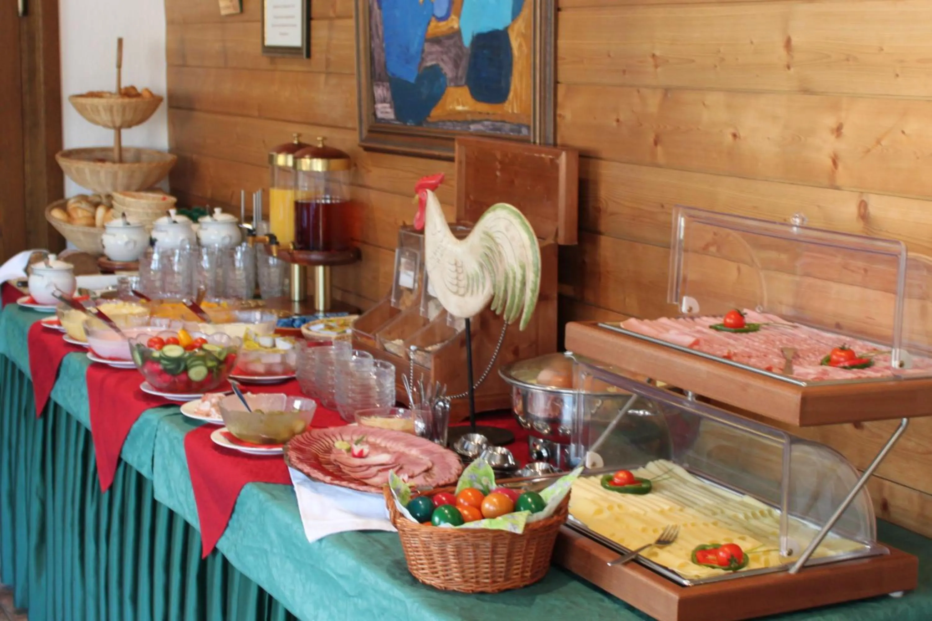 Buffet breakfast in Hotel Bella