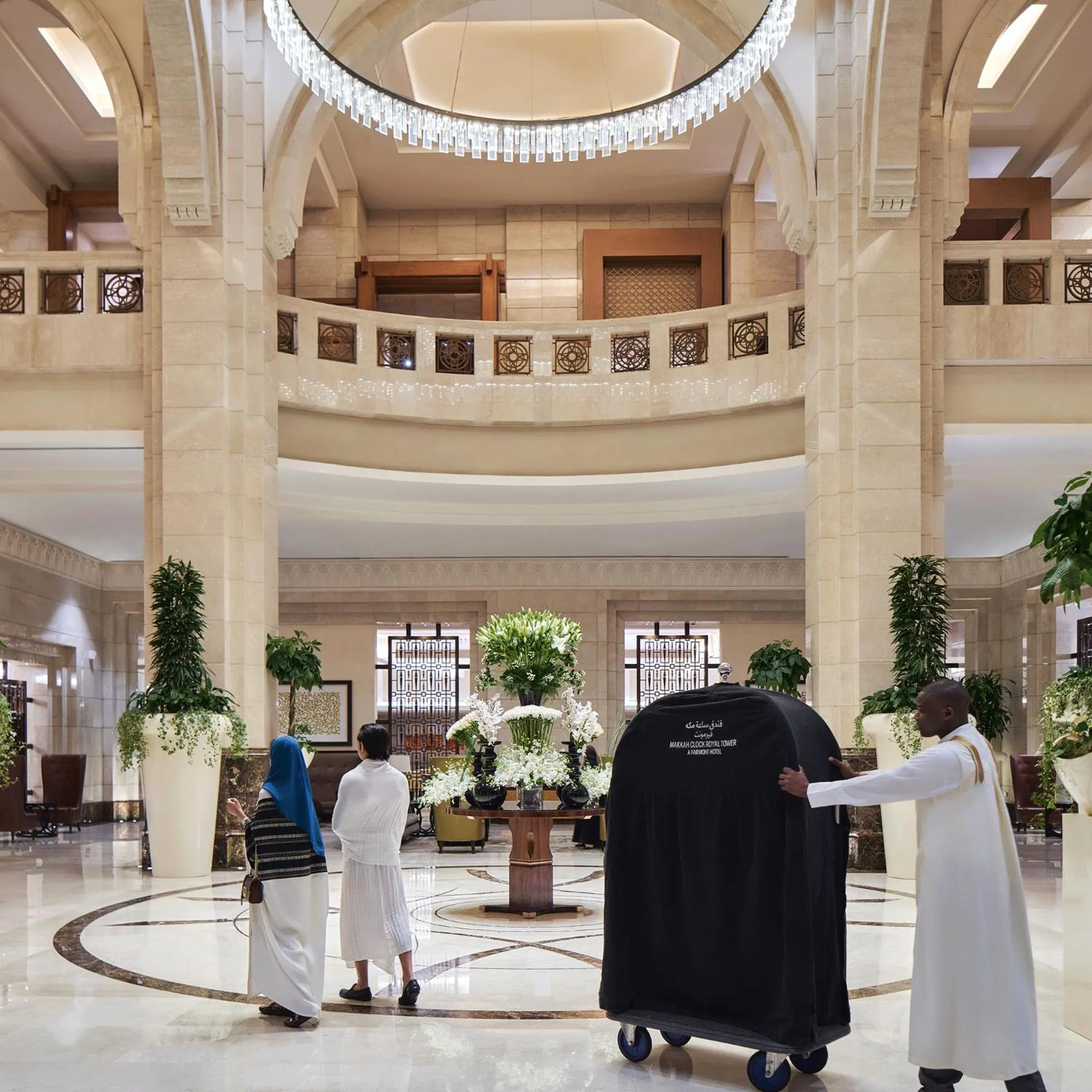 Lobby or reception in Makkah Clock Royal Tower, A Fairmont Hotel