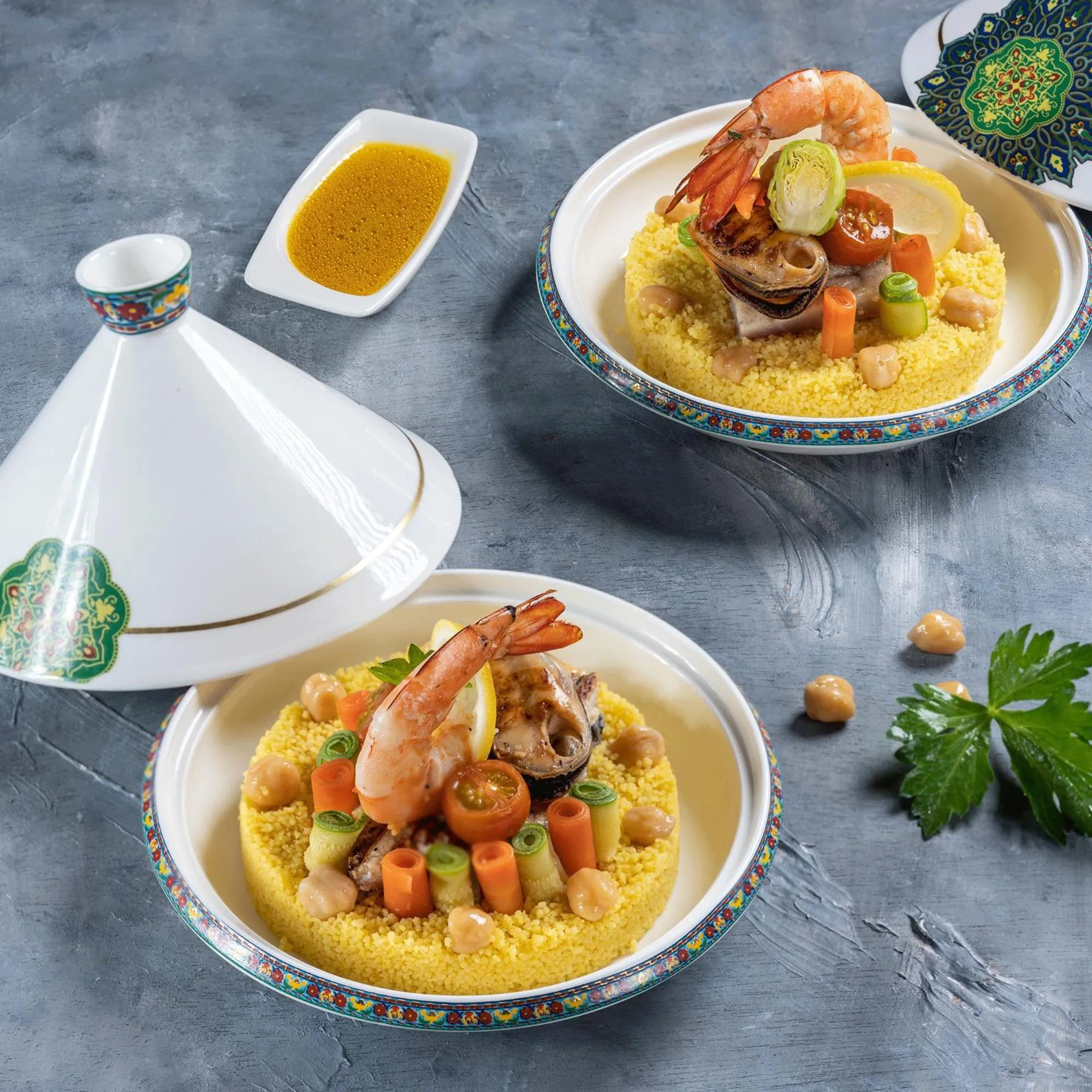 Food close-up in Makkah Clock Royal Tower, A Fairmont Hotel