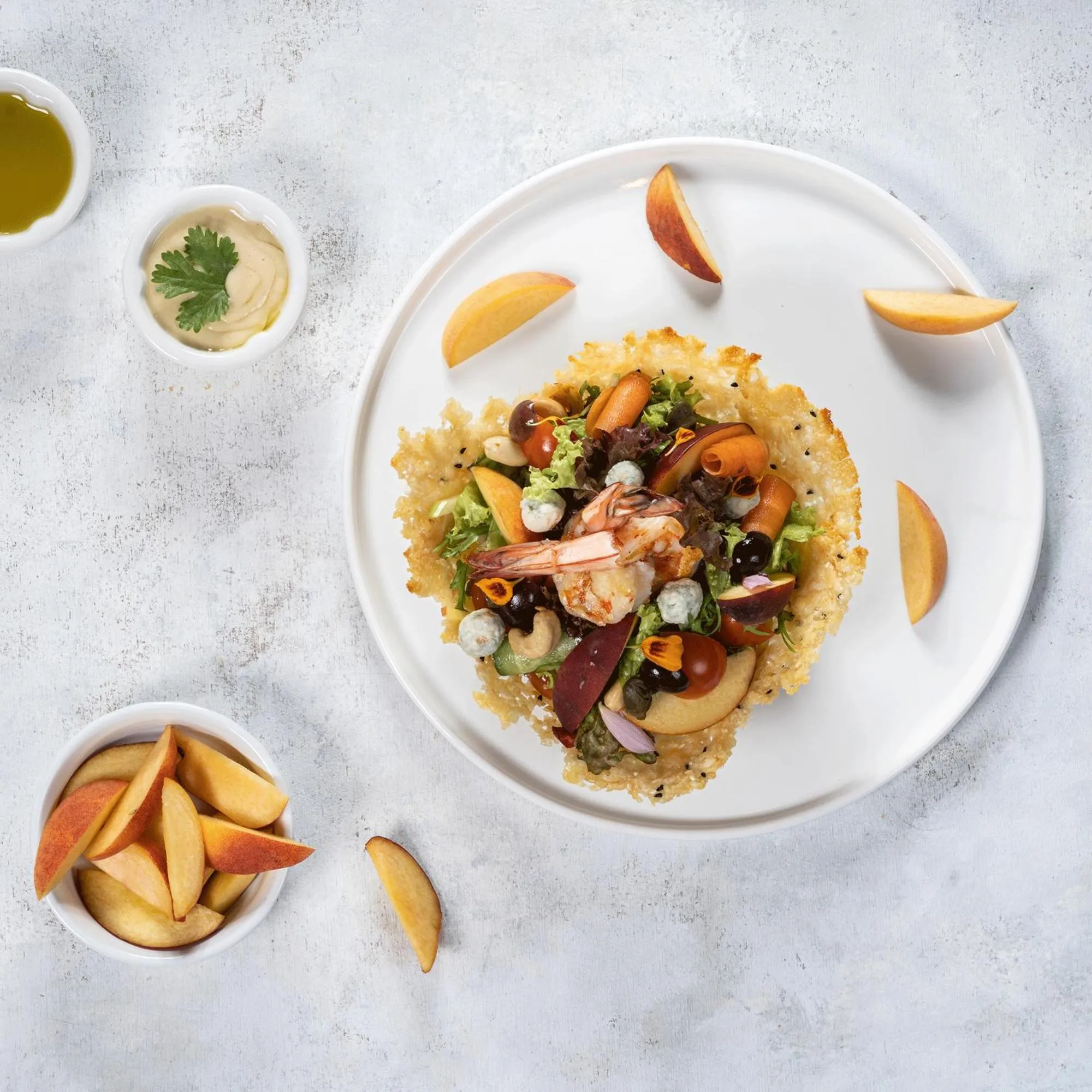 Food close-up in Raffles Makkah Palace