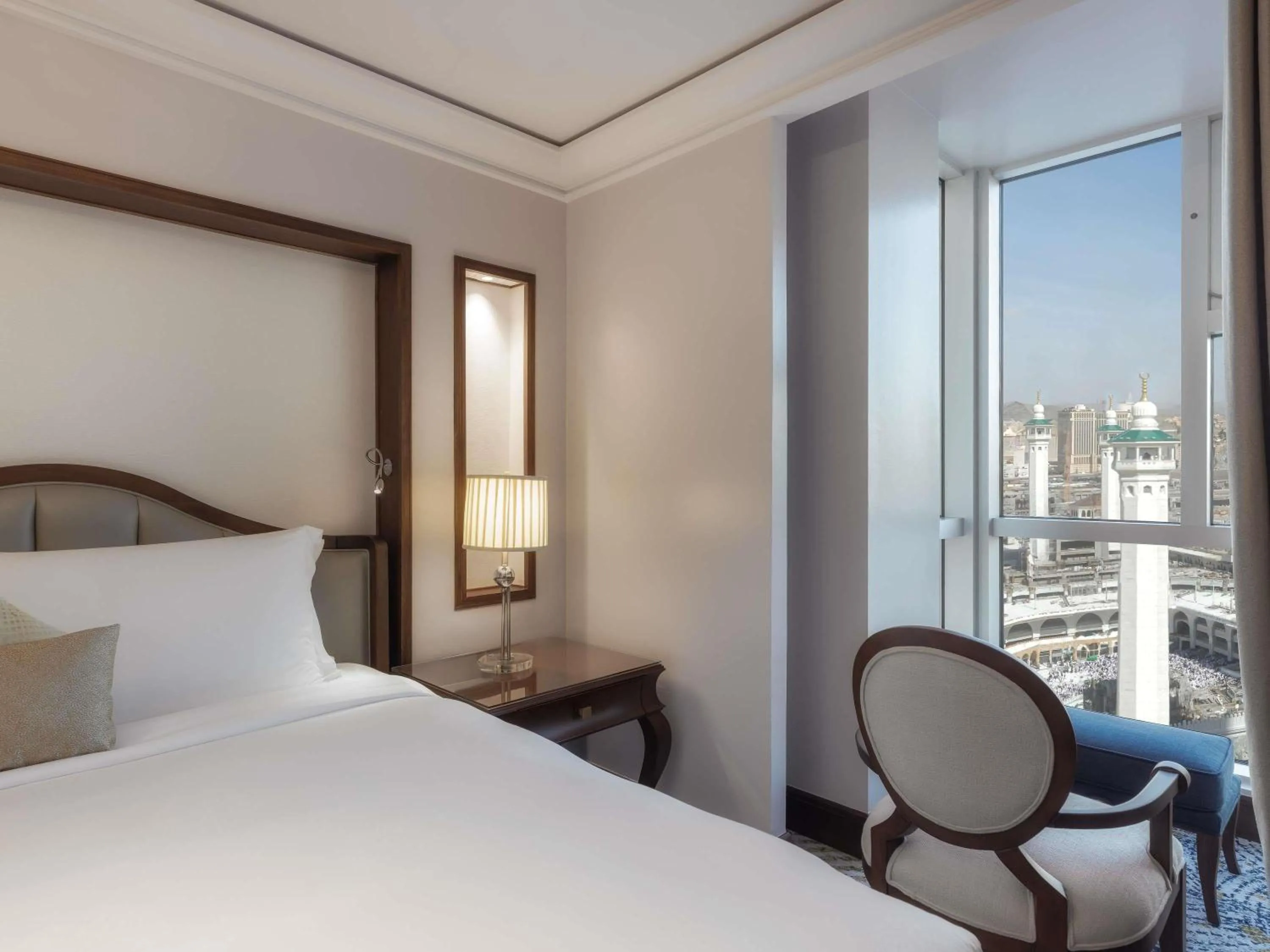 Bedroom, Bed in Raffles Makkah Palace