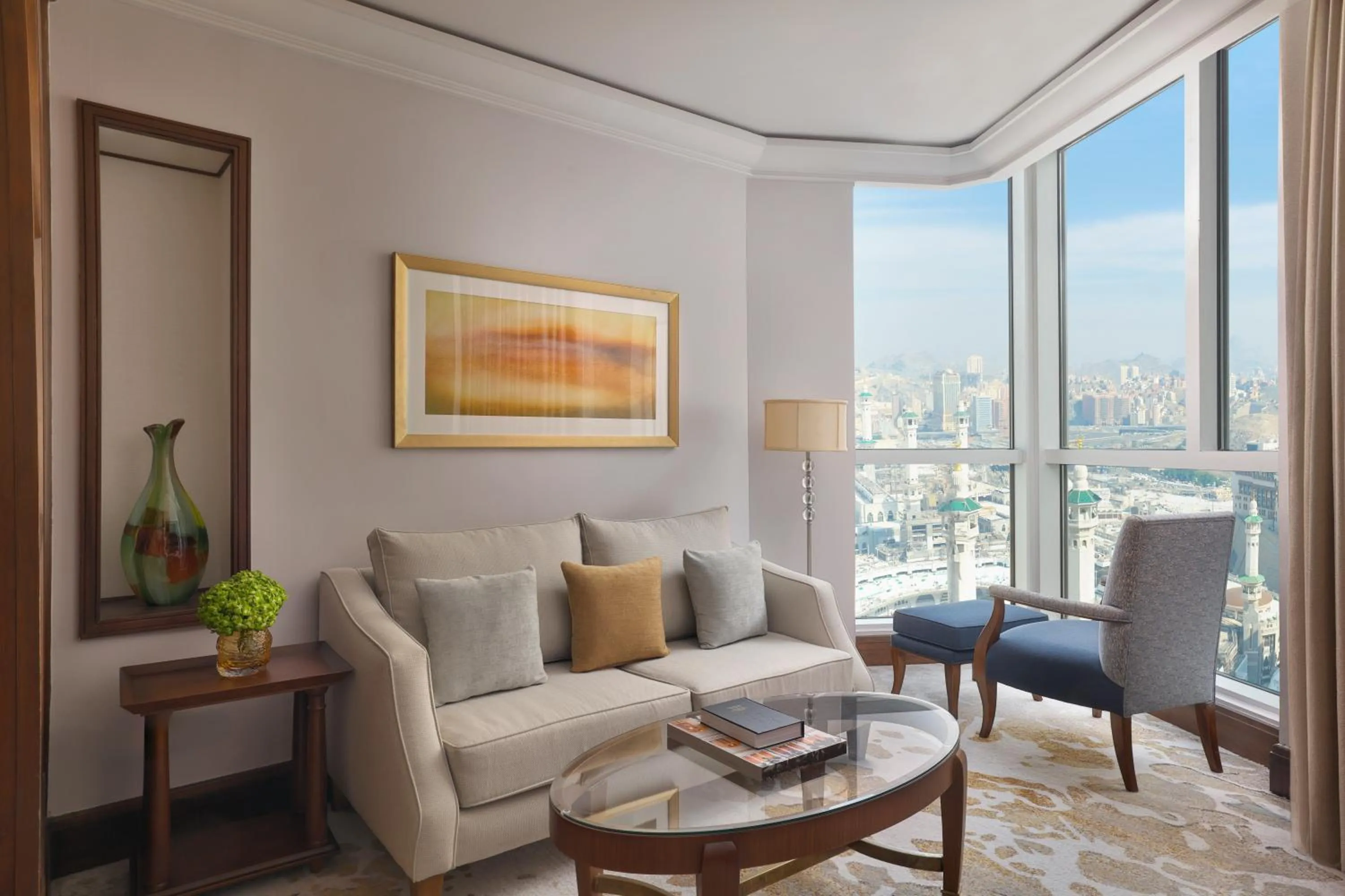 Living room in Raffles Makkah Palace