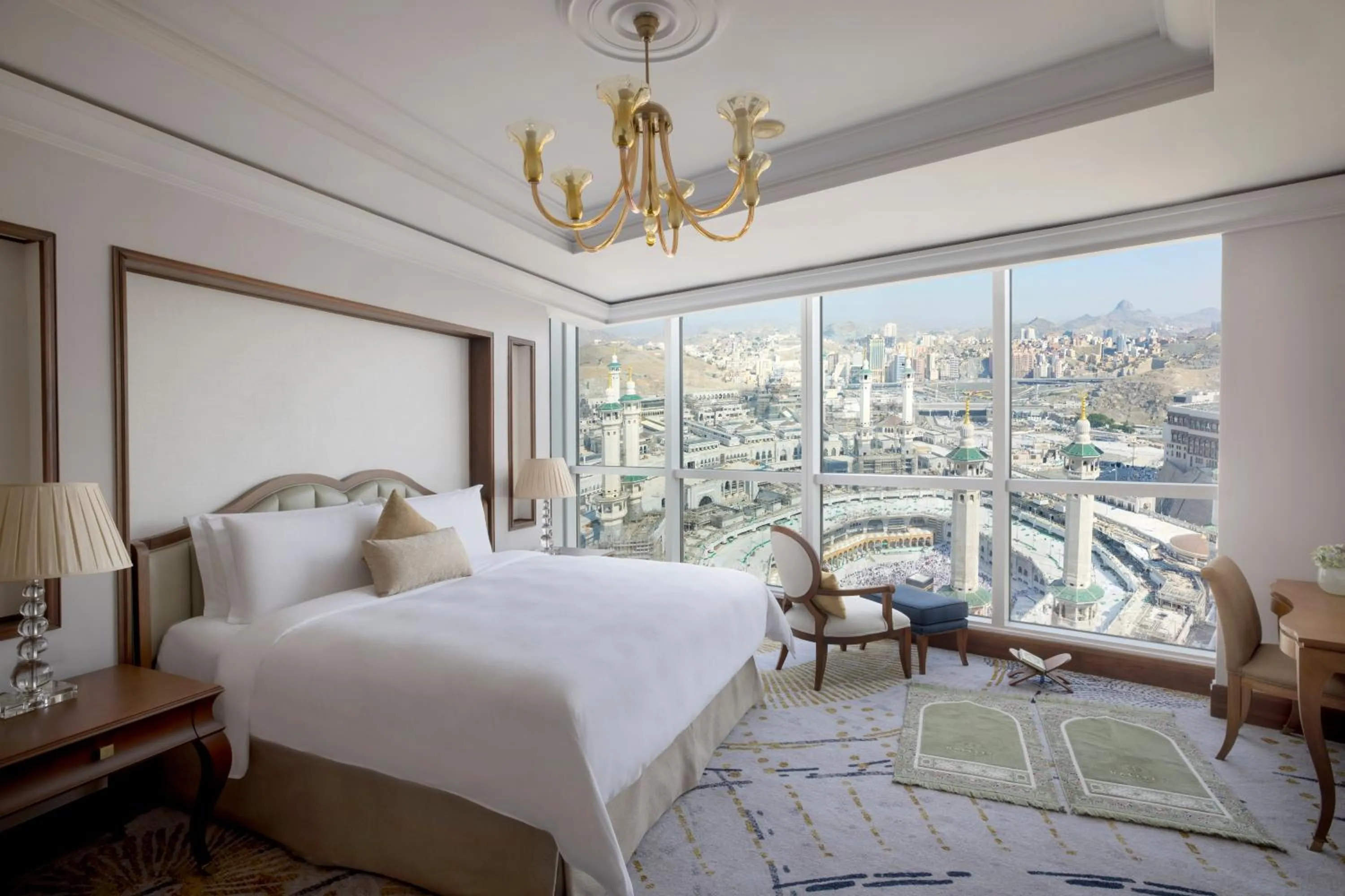 Bedroom, Bed in Raffles Makkah Palace