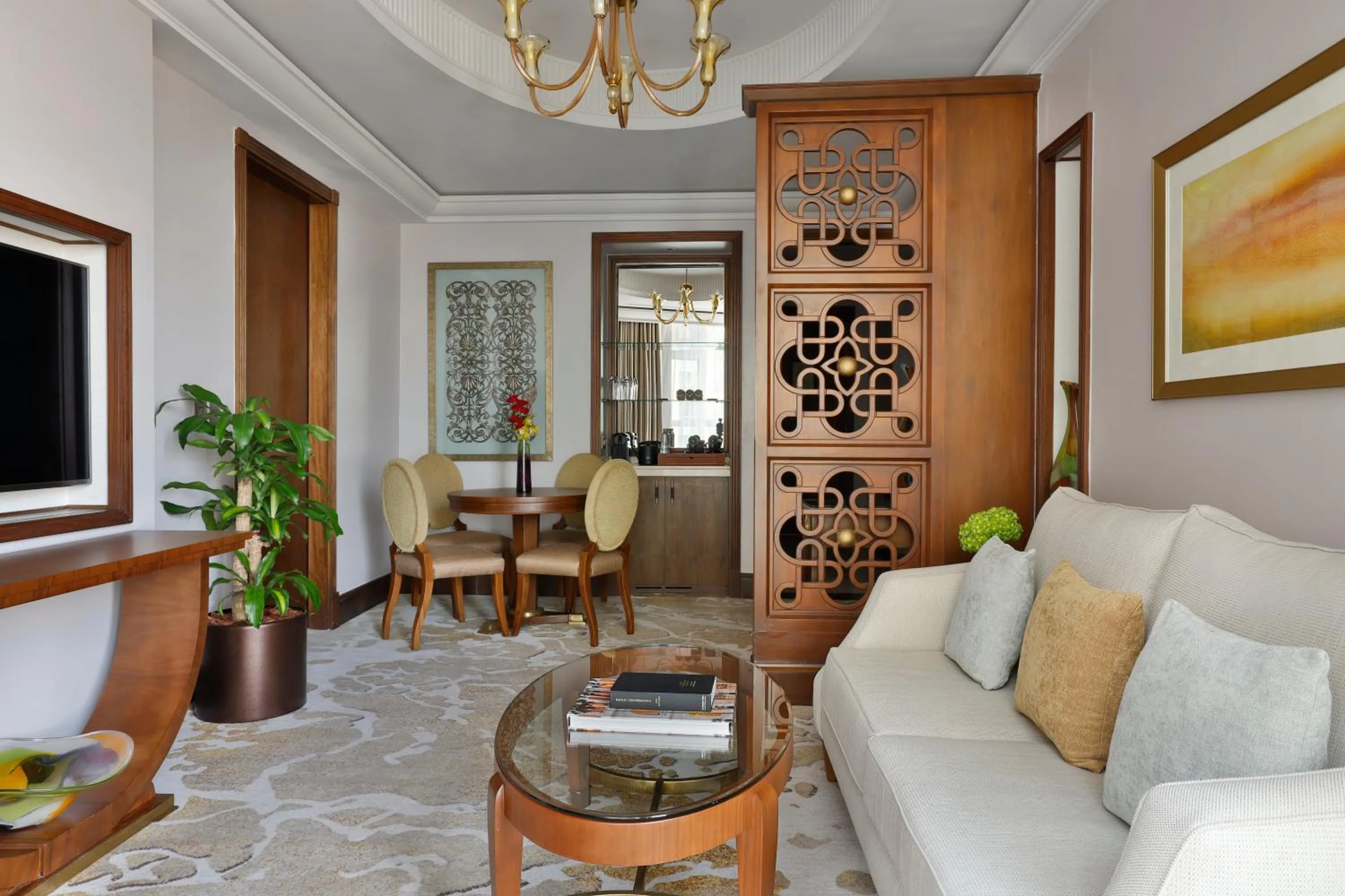 Living room in Raffles Makkah Palace