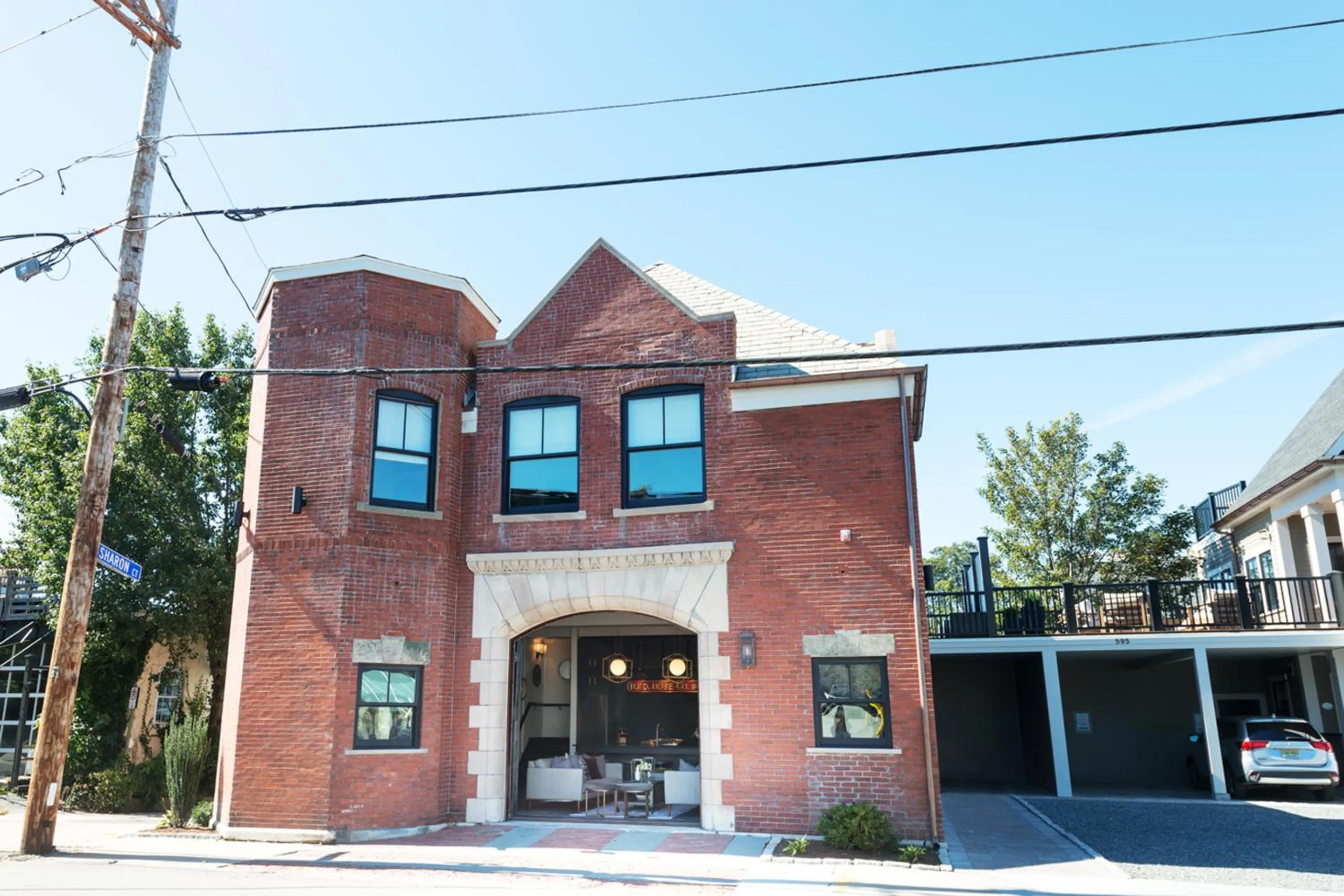 Facade/entrance in The Firehouse