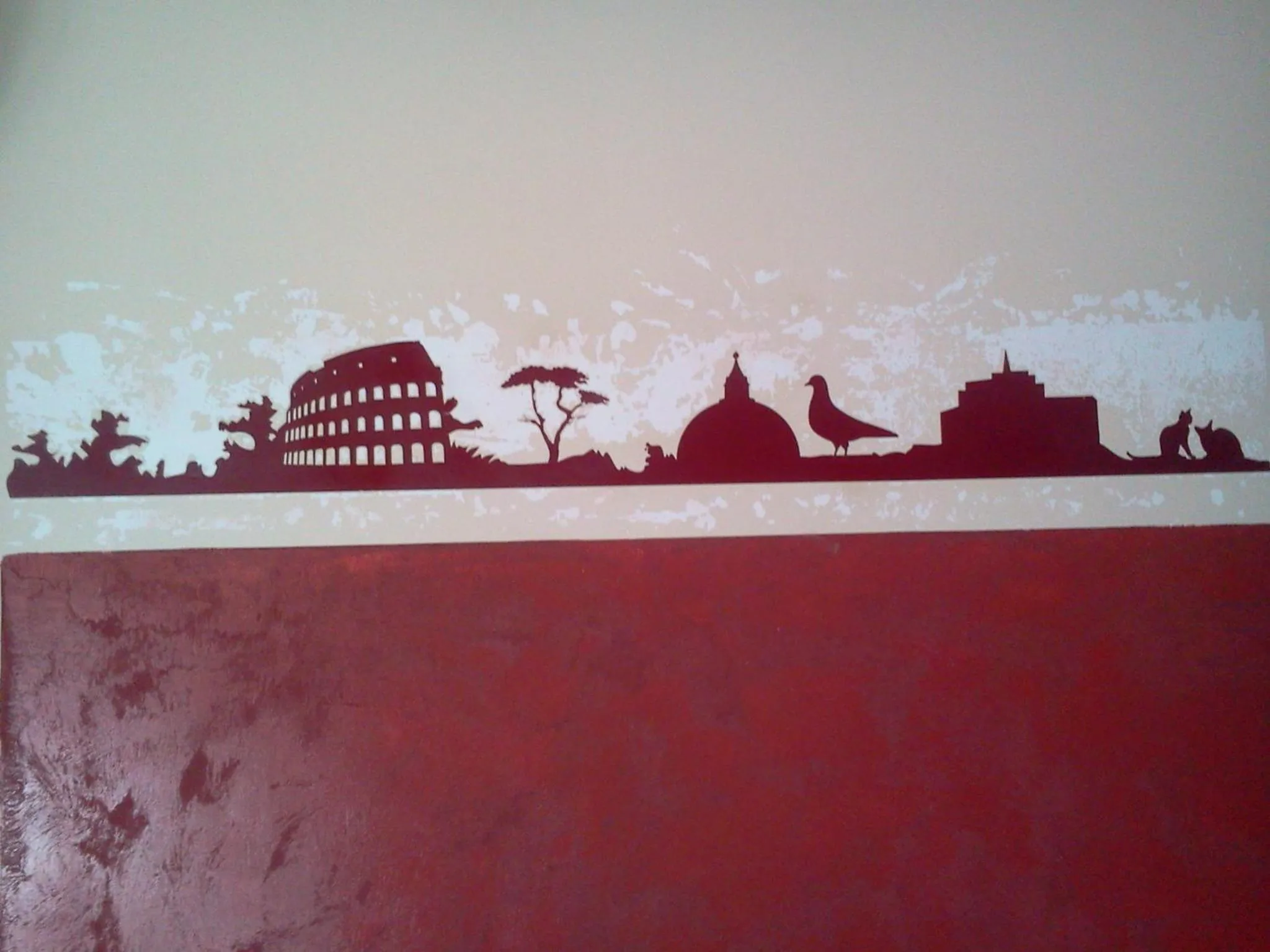 Decorative detail in La Locanda dell'Angelo