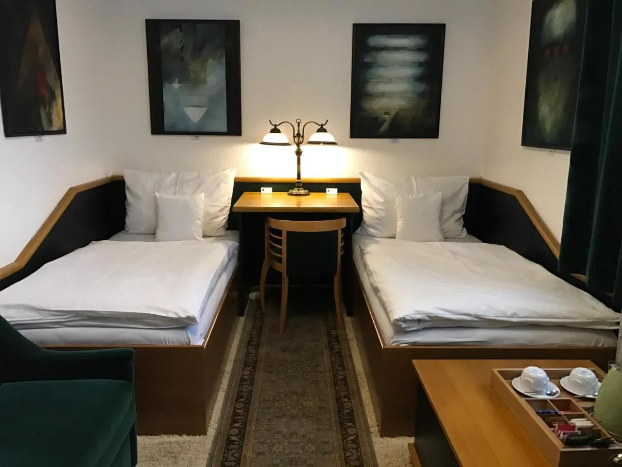 Bed in Antik Hotel Sofia