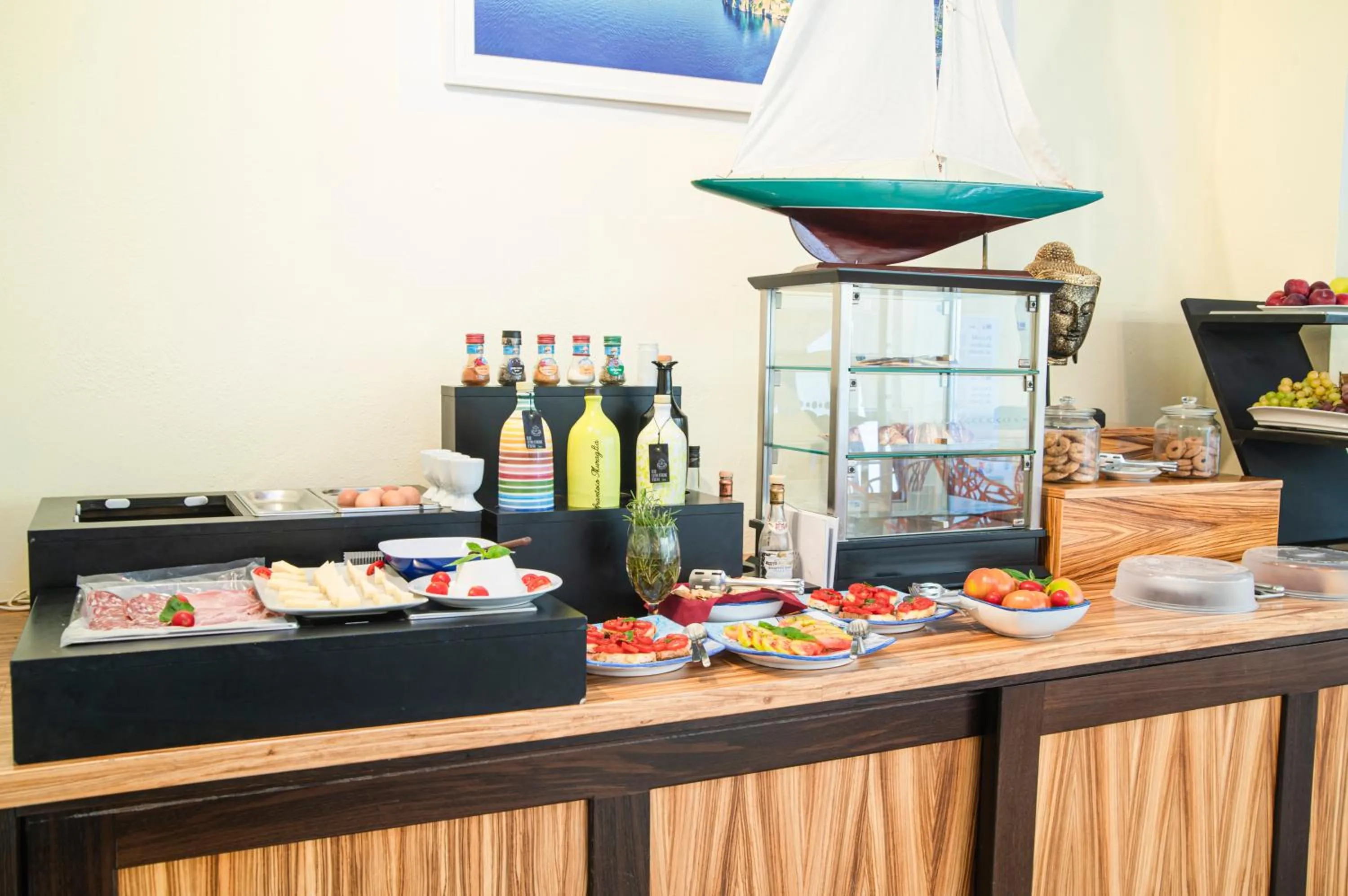 Buffet breakfast in Marina 10 Design Hotel & SPA