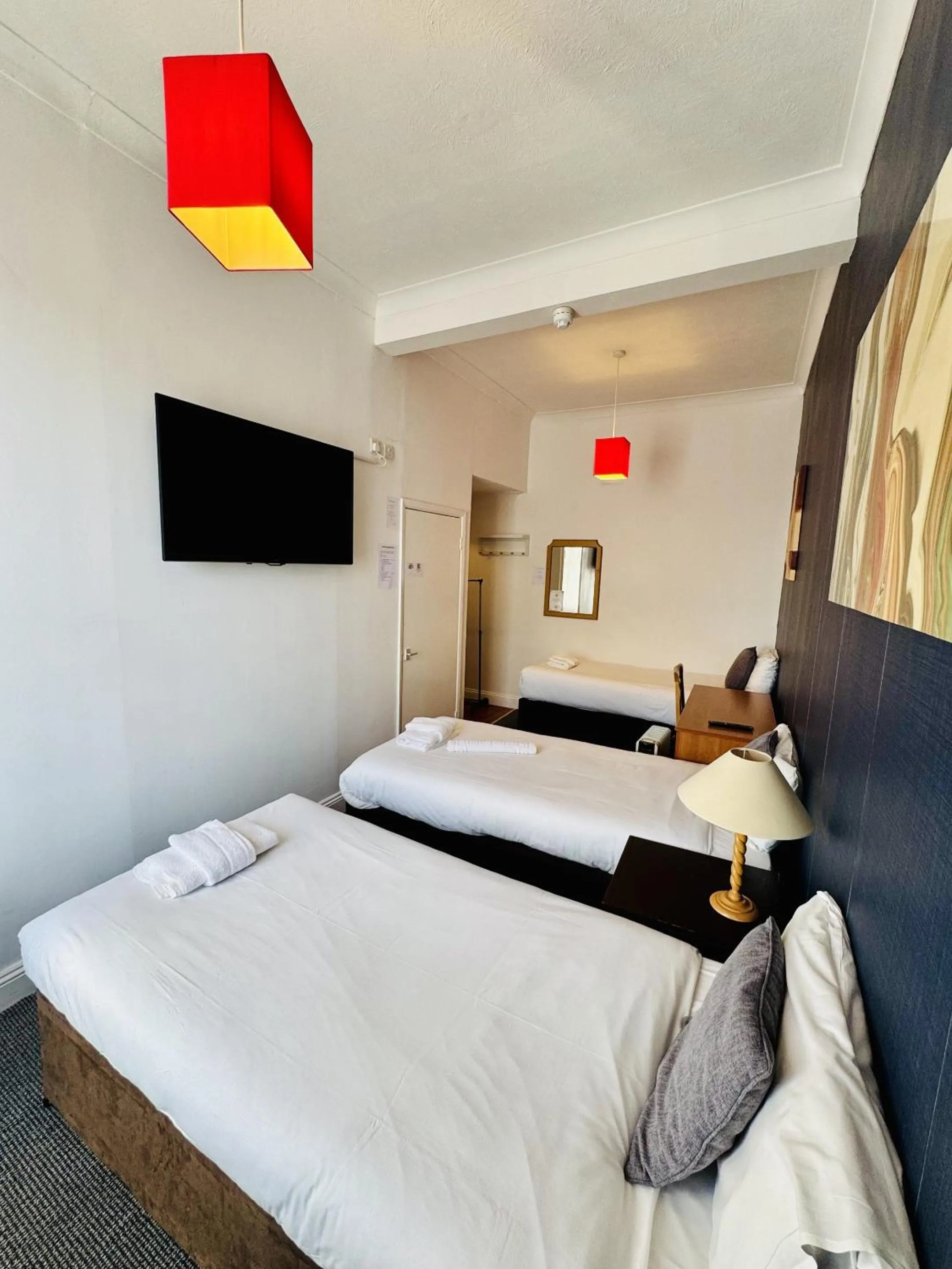 Bedroom, Bed in Carlton Court Hotel Eastbourne