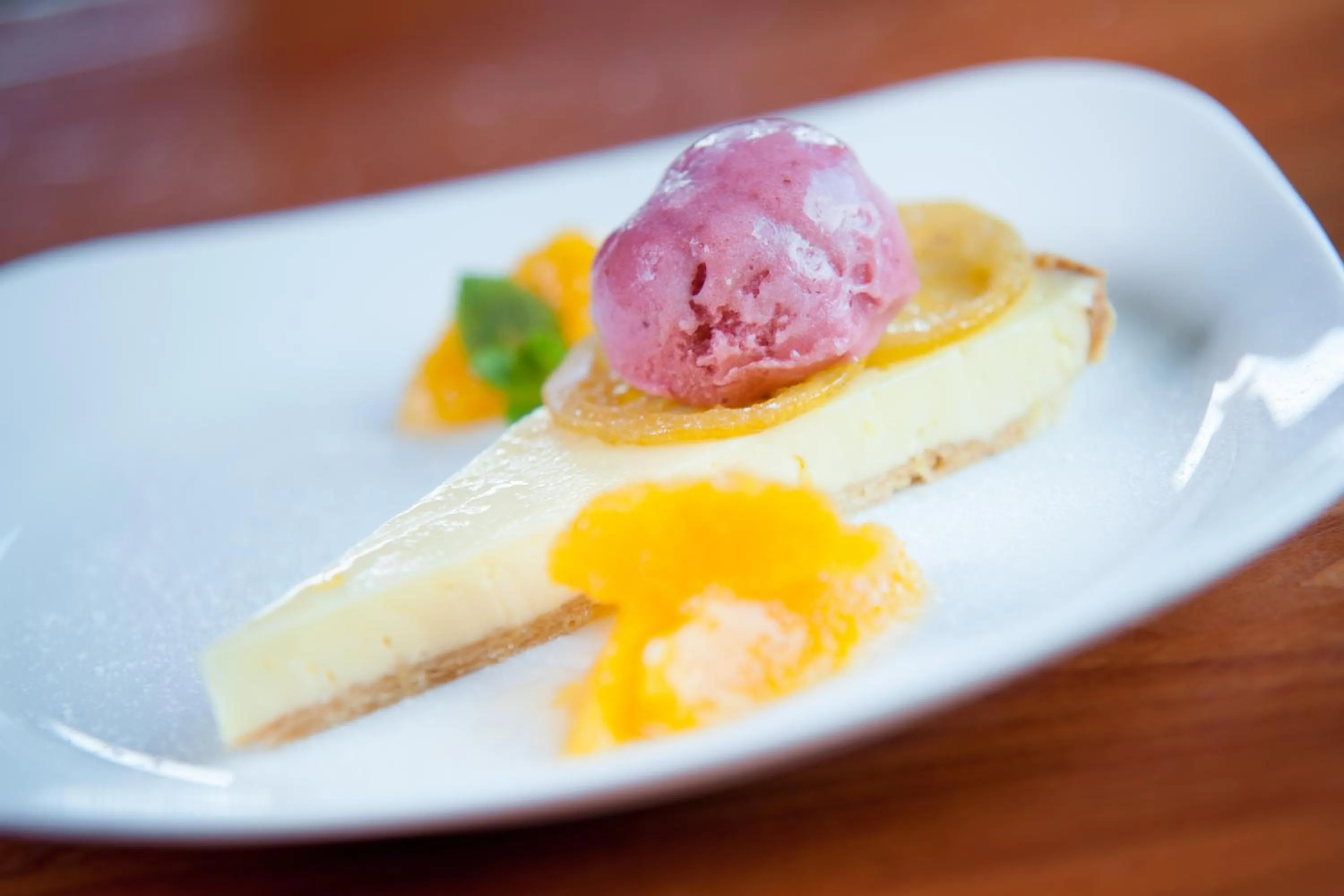 Food close-up in Hotel Ostrov