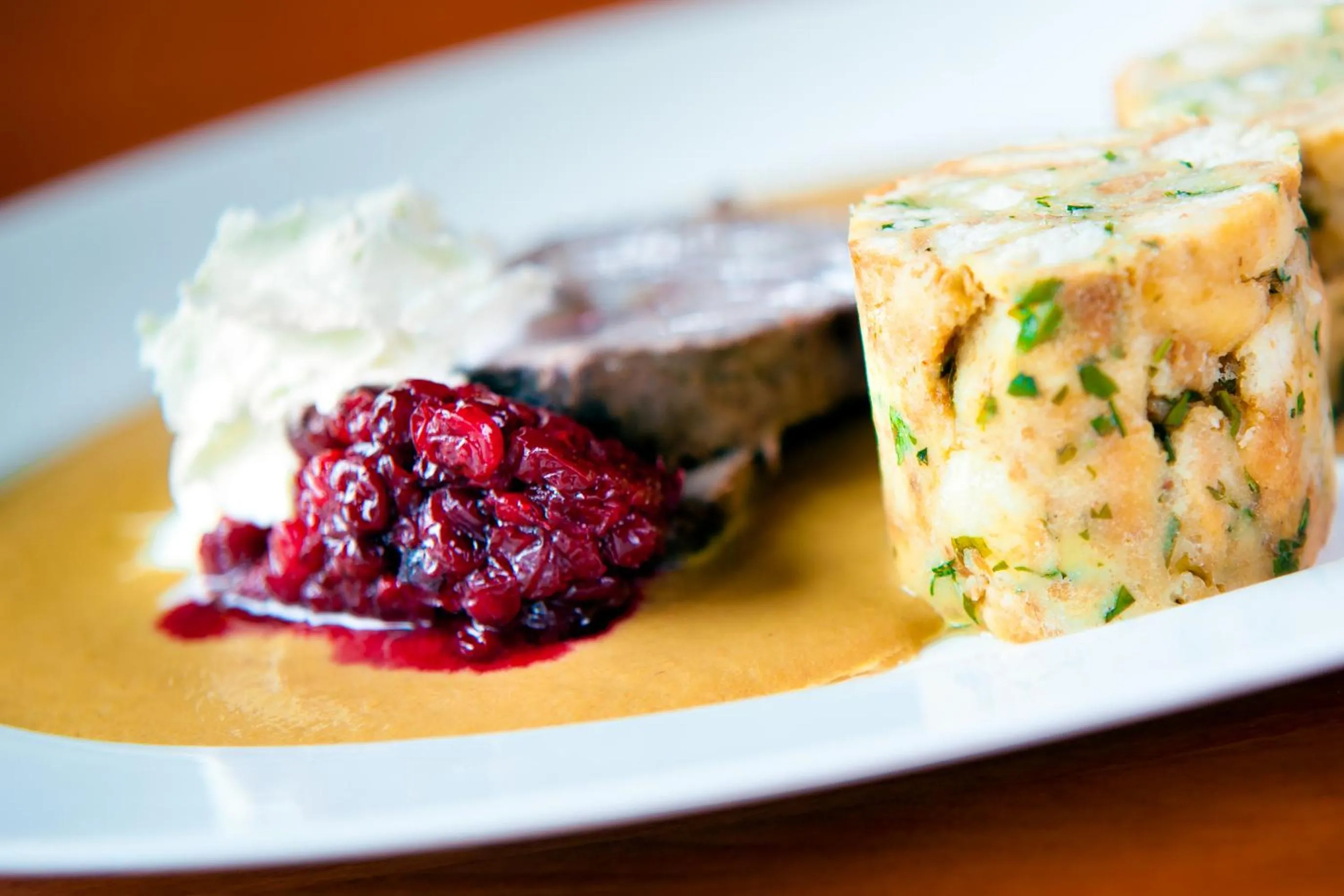 Food close-up in Hotel Ostrov