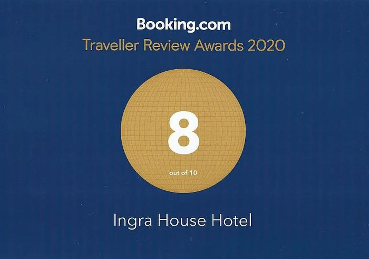 Certificate/Award in Ingra House Hotel