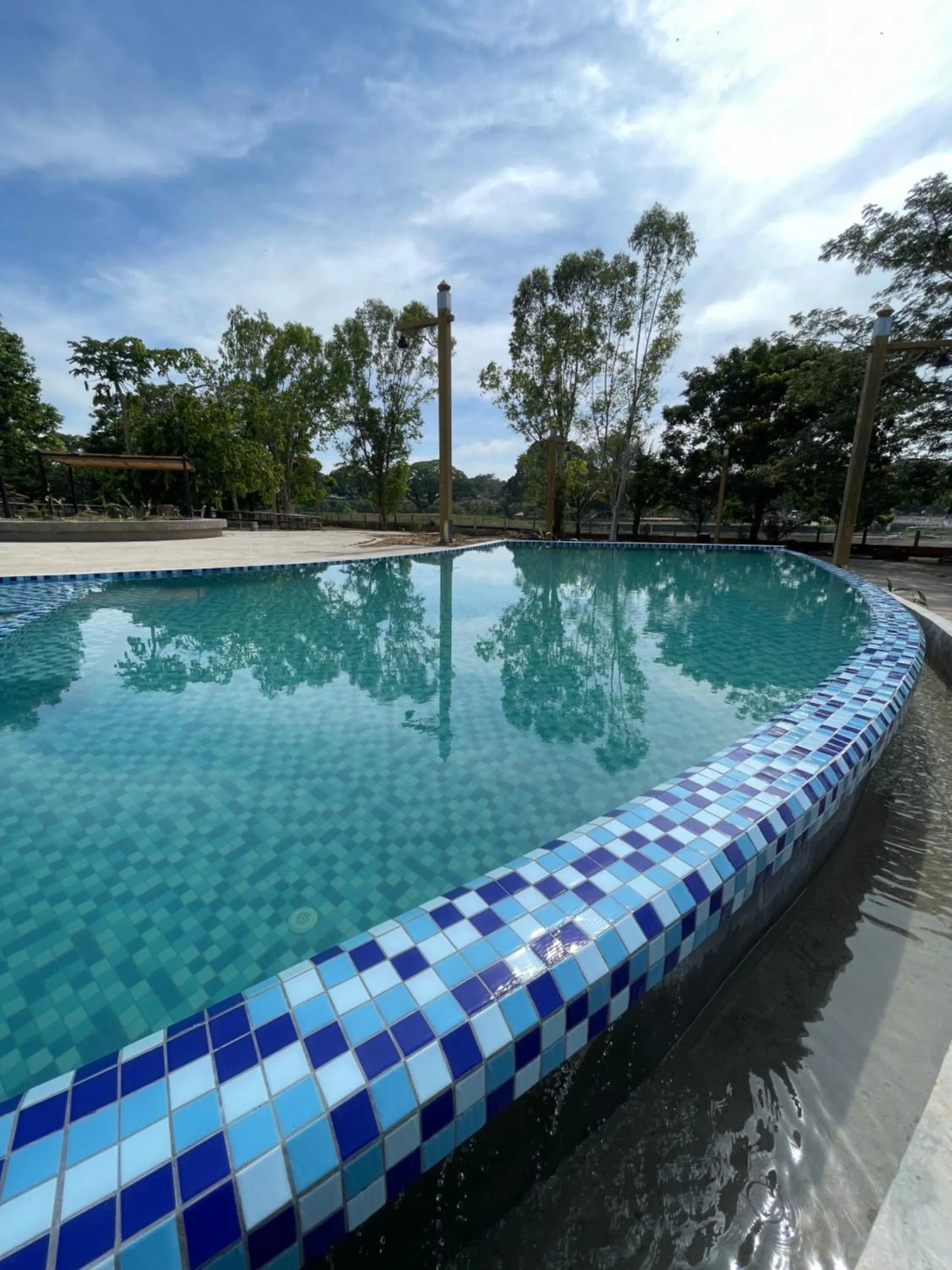 Pool view in Sayong Resort
