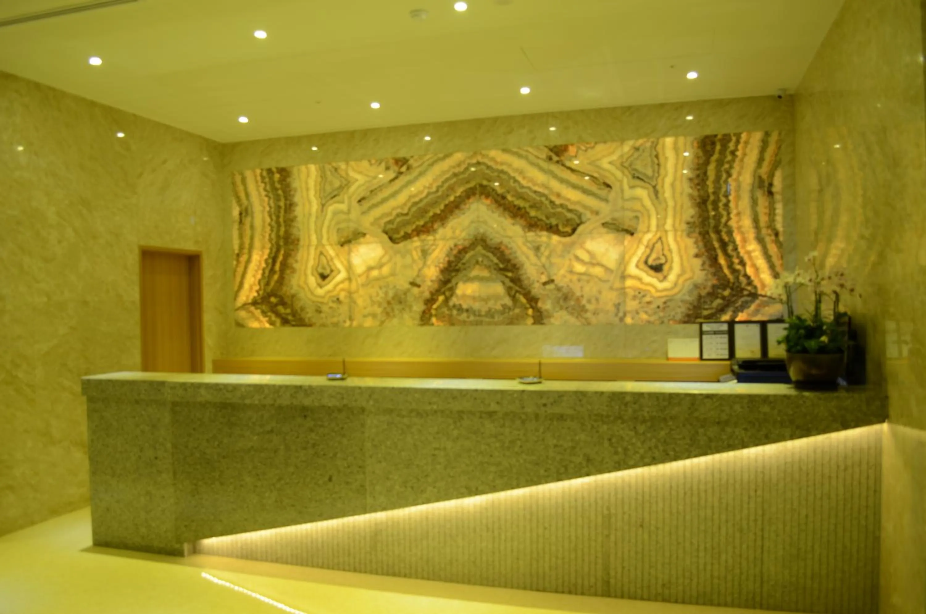 Lobby or reception in First Hotel