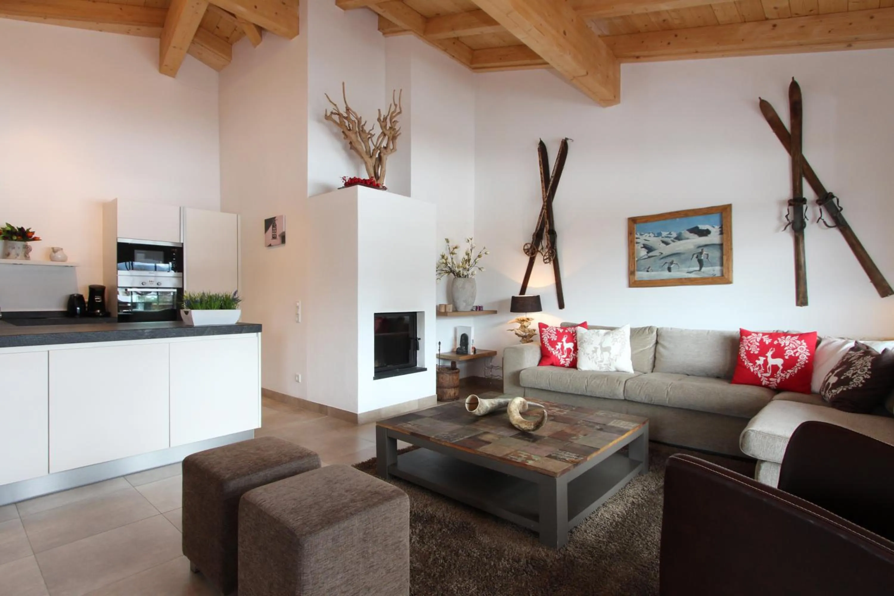 Living room in AvenidA Mountain Resort by Alpin Rentals