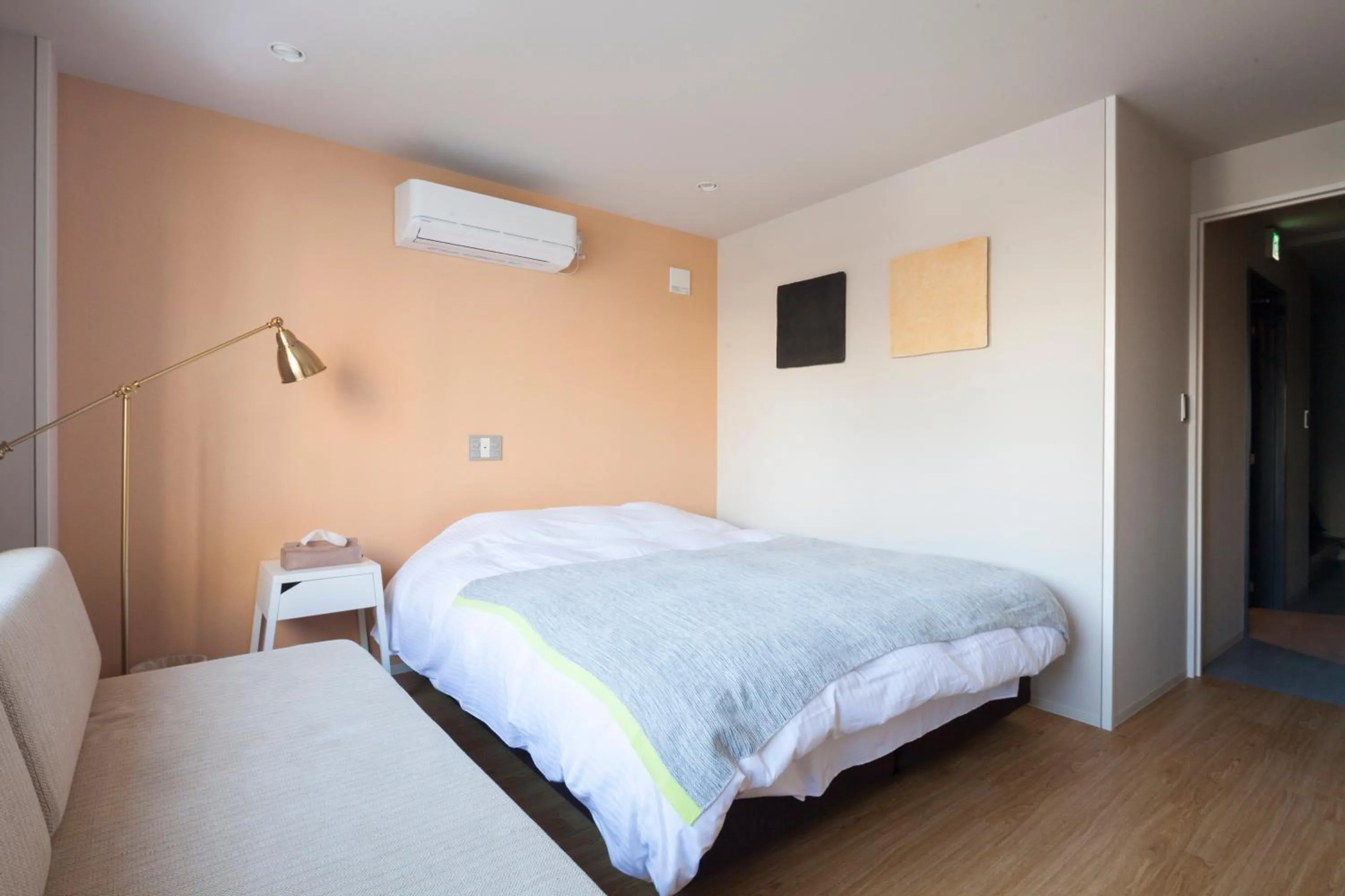 Bedroom, Bed in Private house Kuranoya Sapporo