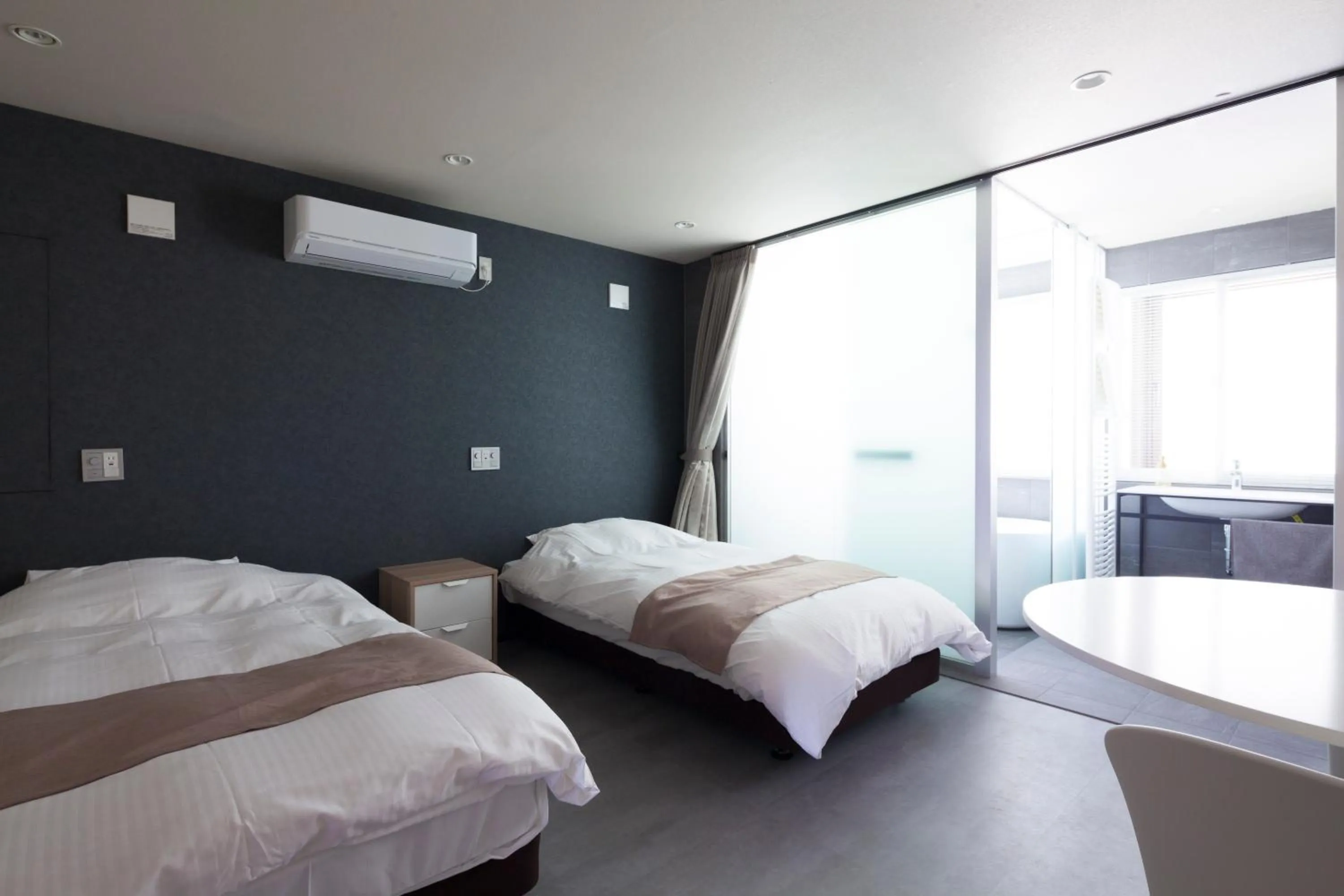 Bedroom, Bed in Private house Kuranoya Sapporo