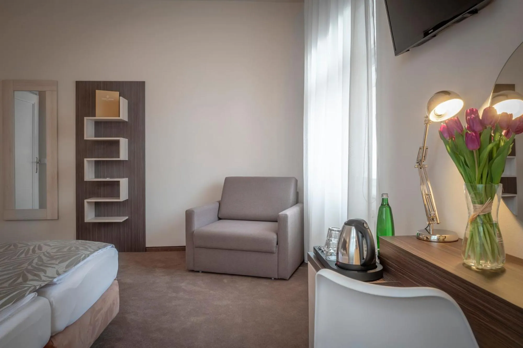 Photo of the whole room, Bed in Pytloun Kampa Garden Hotel Prague